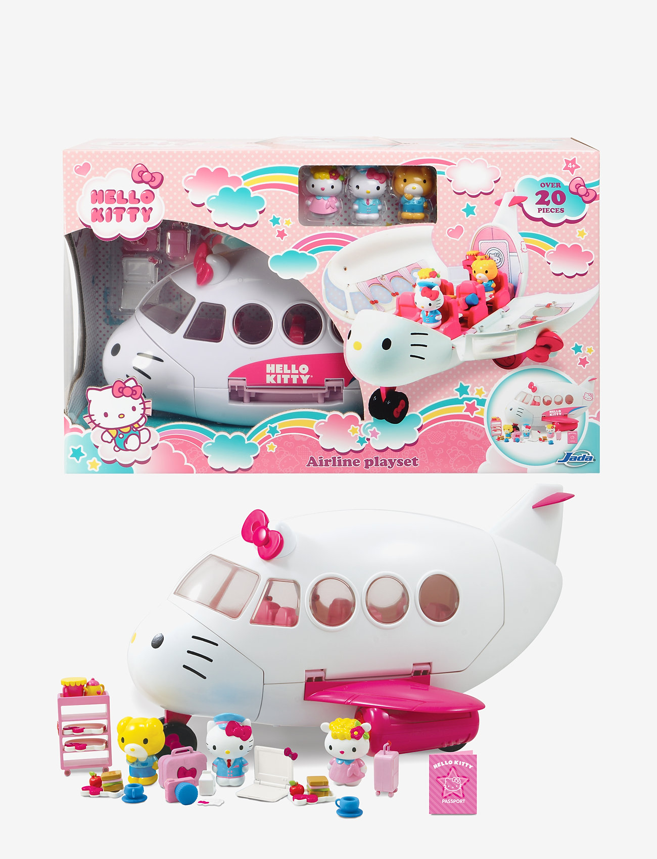 Jada Toys - Hello Kitty Jet Plane Playset - multi coloured - 1