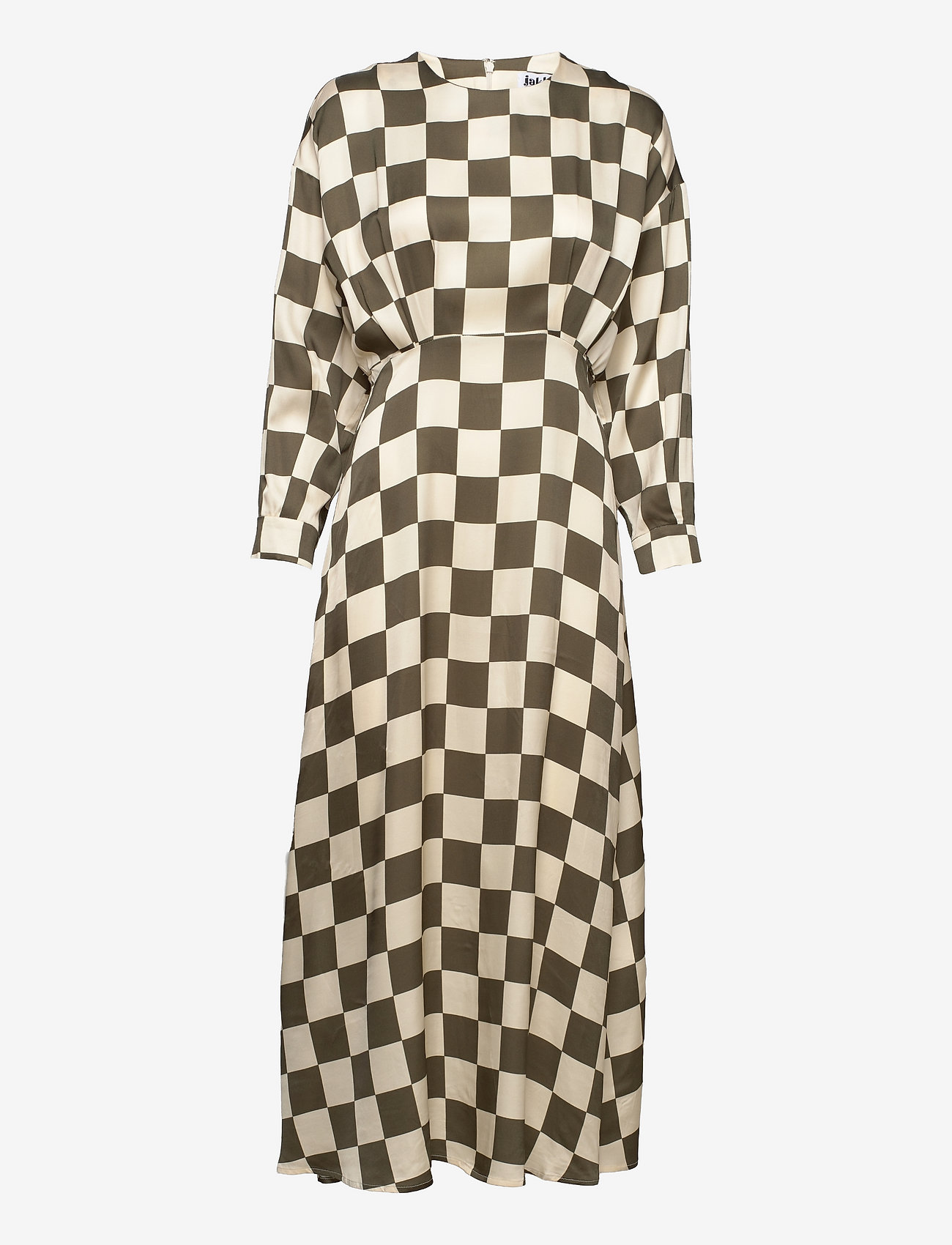 Jakke - Mia - maxi dresses - green checkerboard - 0