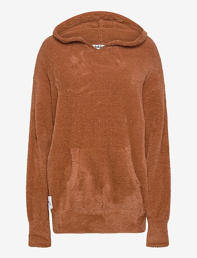 Olivia Faux Fur Knitted Hoody - HæTtetrøJer