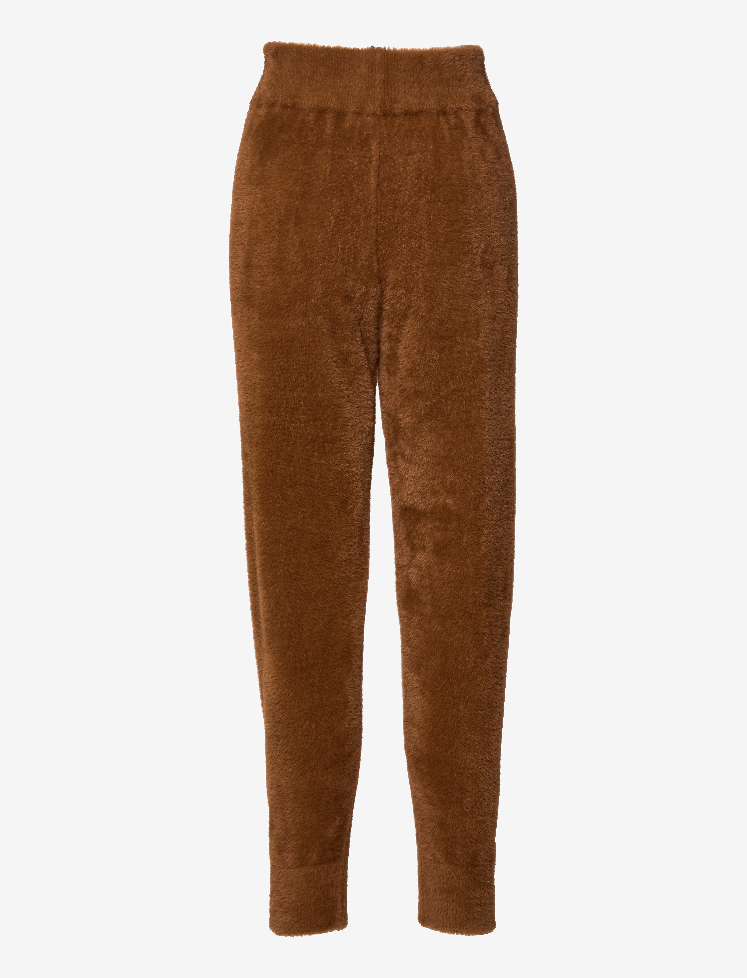 Jakke - Amy Faux Fur Knitted Jogging Pants - kvinder - chestnut - 1