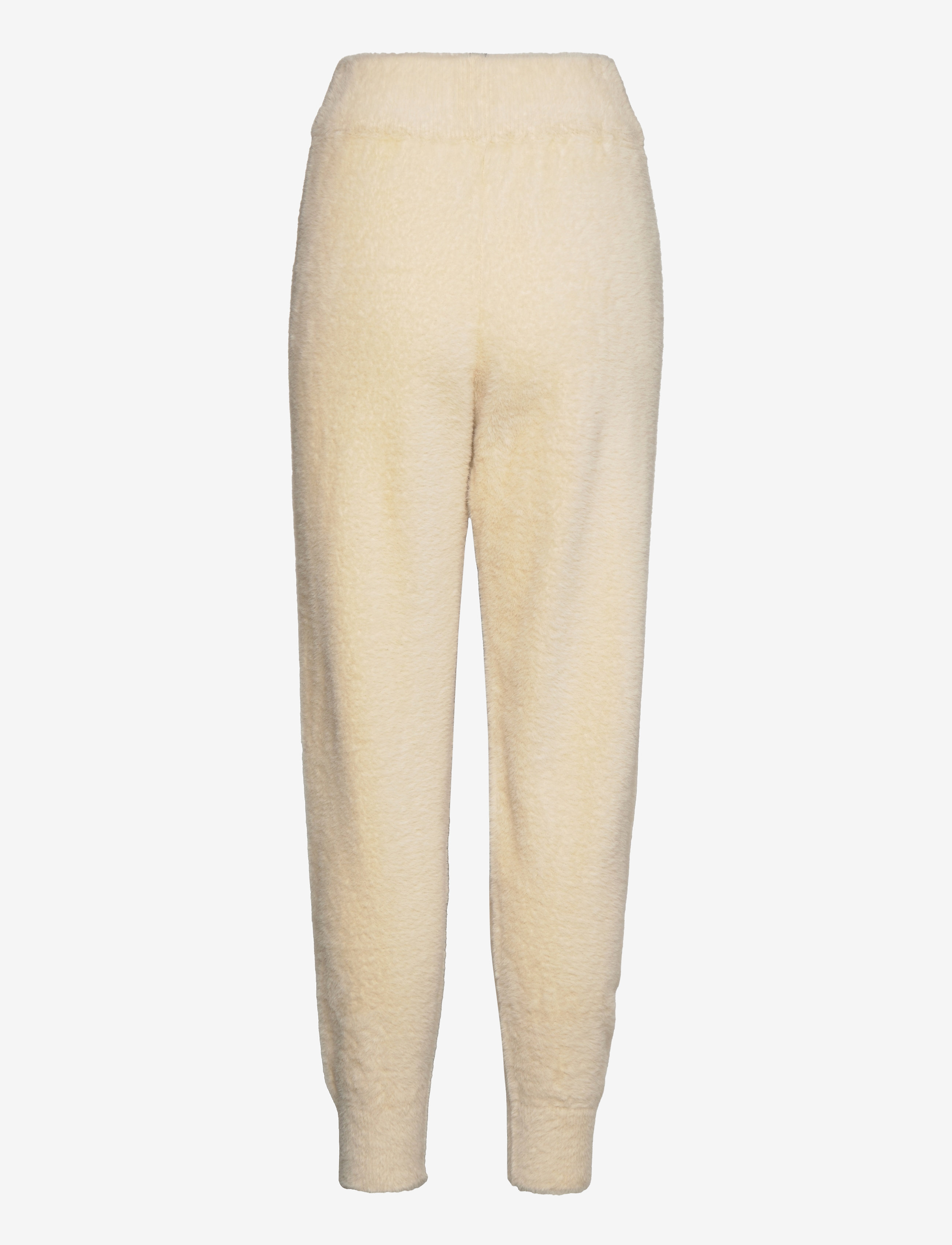 Jakke - Amy Faux Fur Knitted Jogging Pants - pyjamahosen - cream - 1