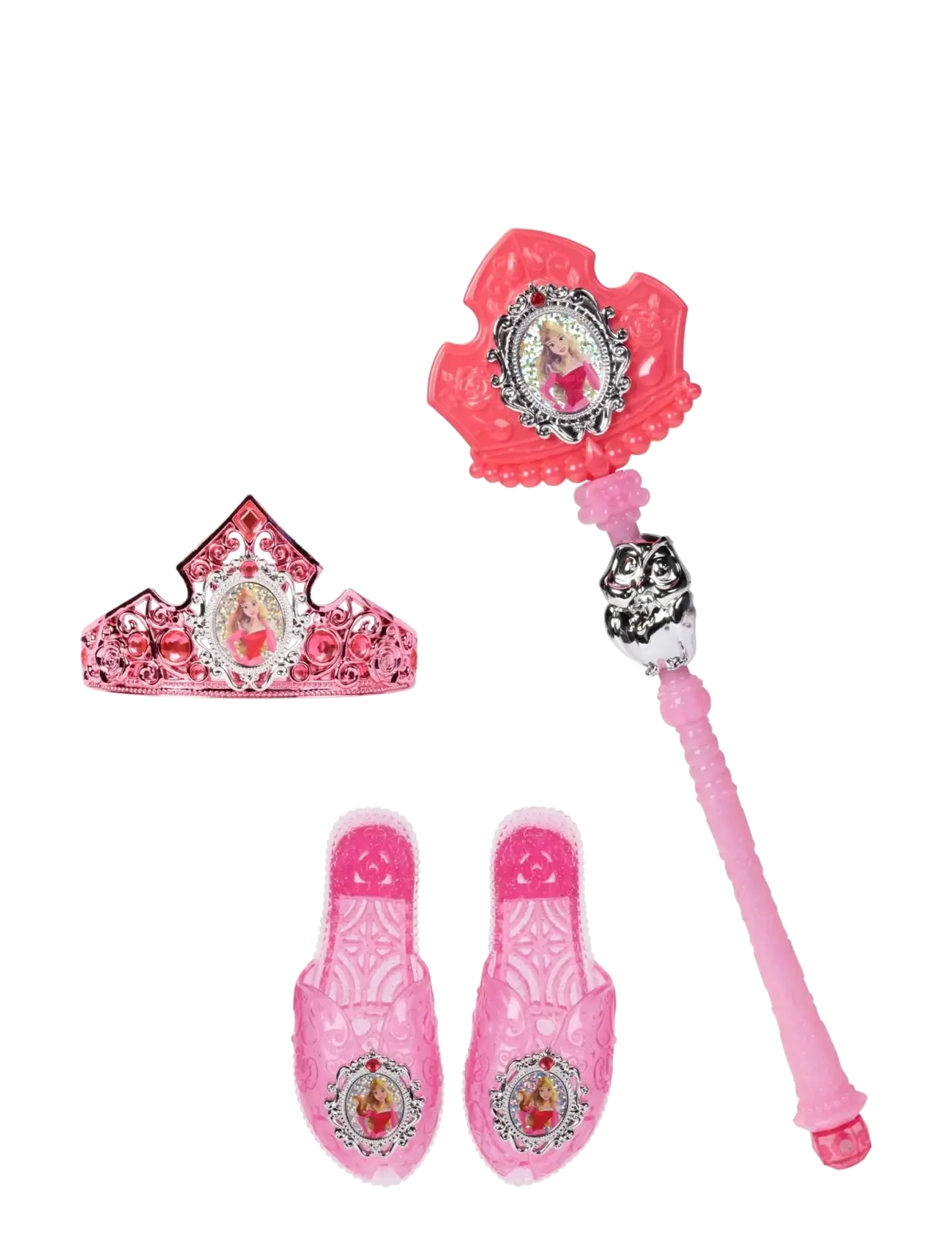Princesses Disney Princess Roleplay Accessory Set Aurora, Børn, Costumes Tilbehør, Pink, Str: 25 CM