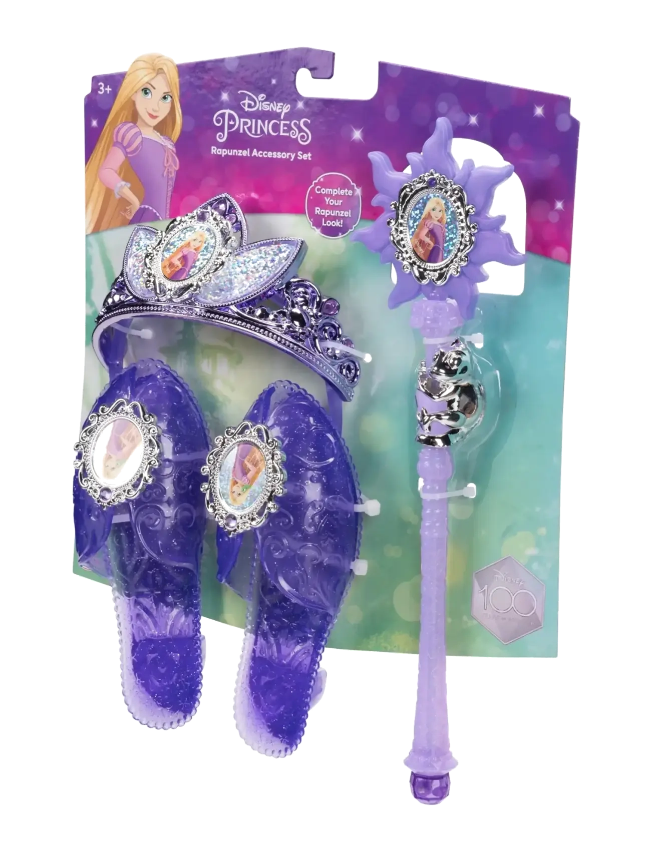 Prinsessor - Disney Princess Roleplay Accessory set Rapunzel - maskeraddräkter & accessoarer - purple - 3