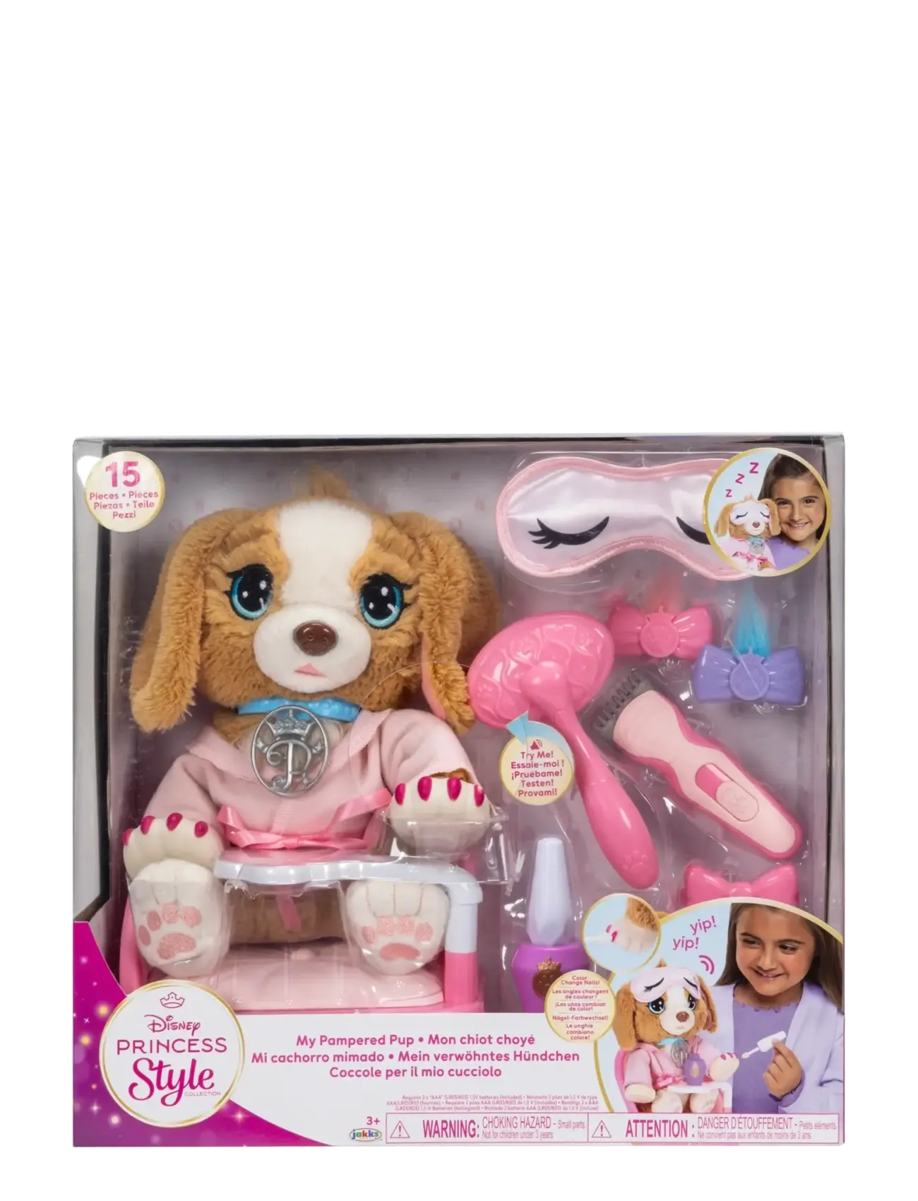 Princesses - Style Collection My Pampered Pup- F25 5L - legesæt - pink - 4