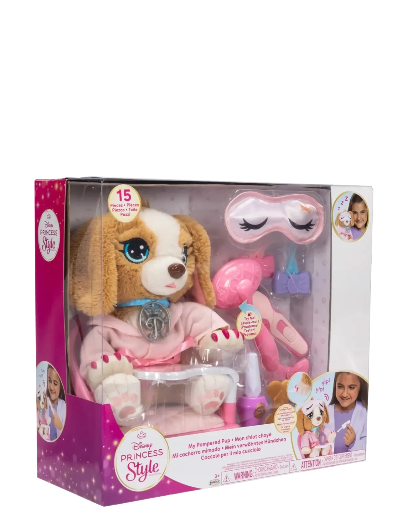 Princesses - Style Collection My Pampered Pup- F25 5L - legesæt - pink - 5