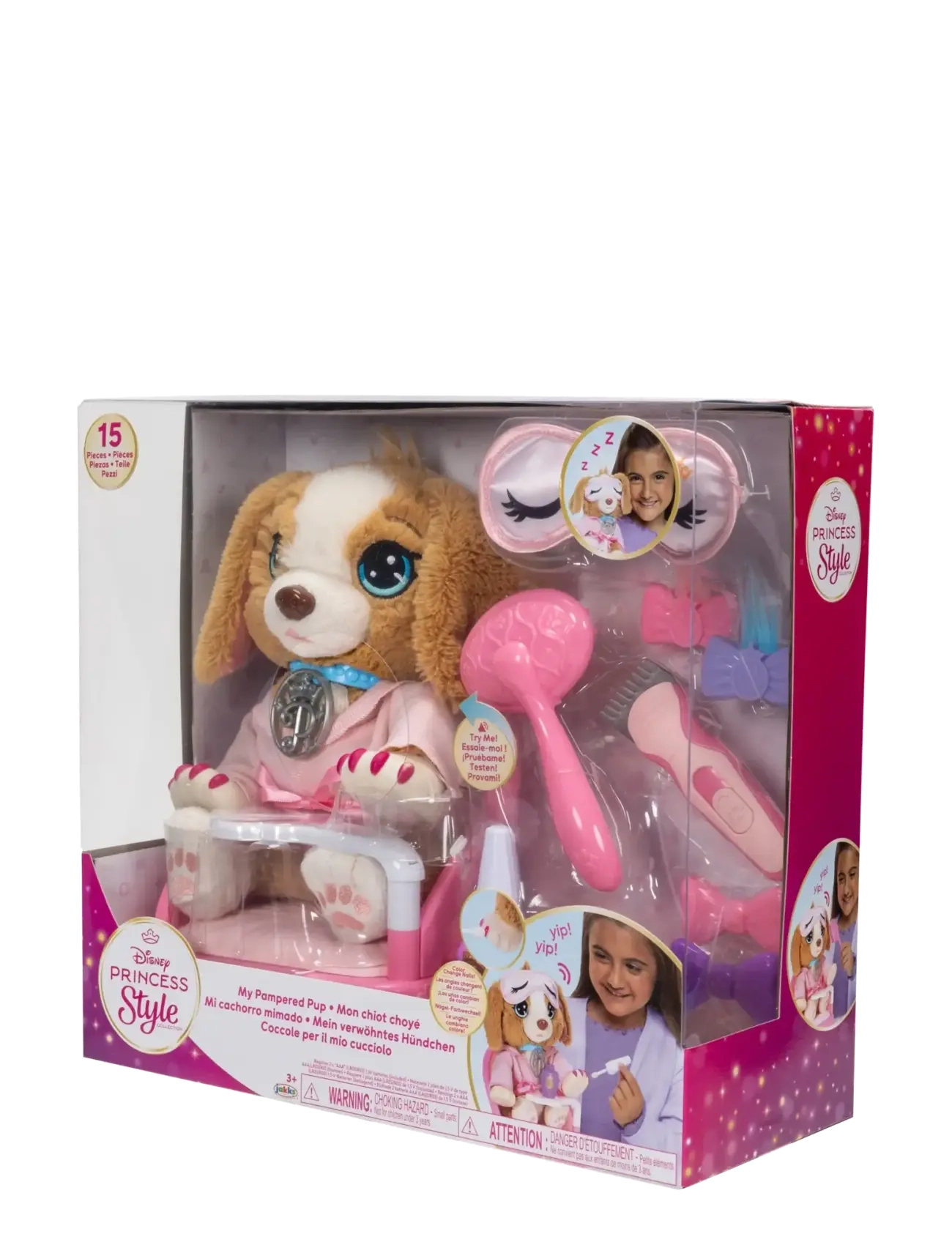JAKKS Pacific (H.K.) - Style Collection My Pampered Pup- F25 5L - legesæt - pink - 5