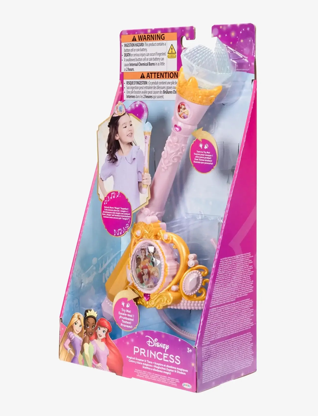 Prinsessor - Disney Princess "Create Your Magic" Scepter & Tiara Bundle 5L - F25 - maskeradtillbehör - gold - 4