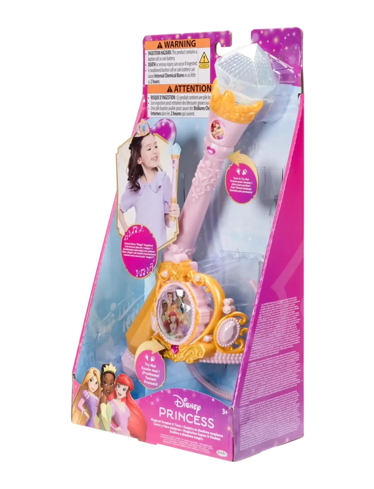 Prinsessor - Disney Princess "Create Your Magic" Scepter & Tiara Bundle 5L - F25 - maskeraddräkter & accessoarer - gold - 4