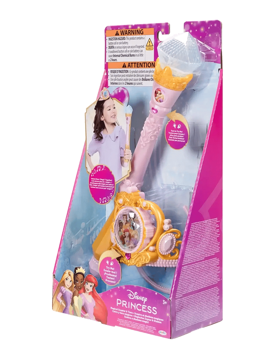 Prinzessinnen - Disney Princess "Create Your Magic" Scepter & Tiara Bundle 5L - F25 - kostüm-zubehör - gold - 4