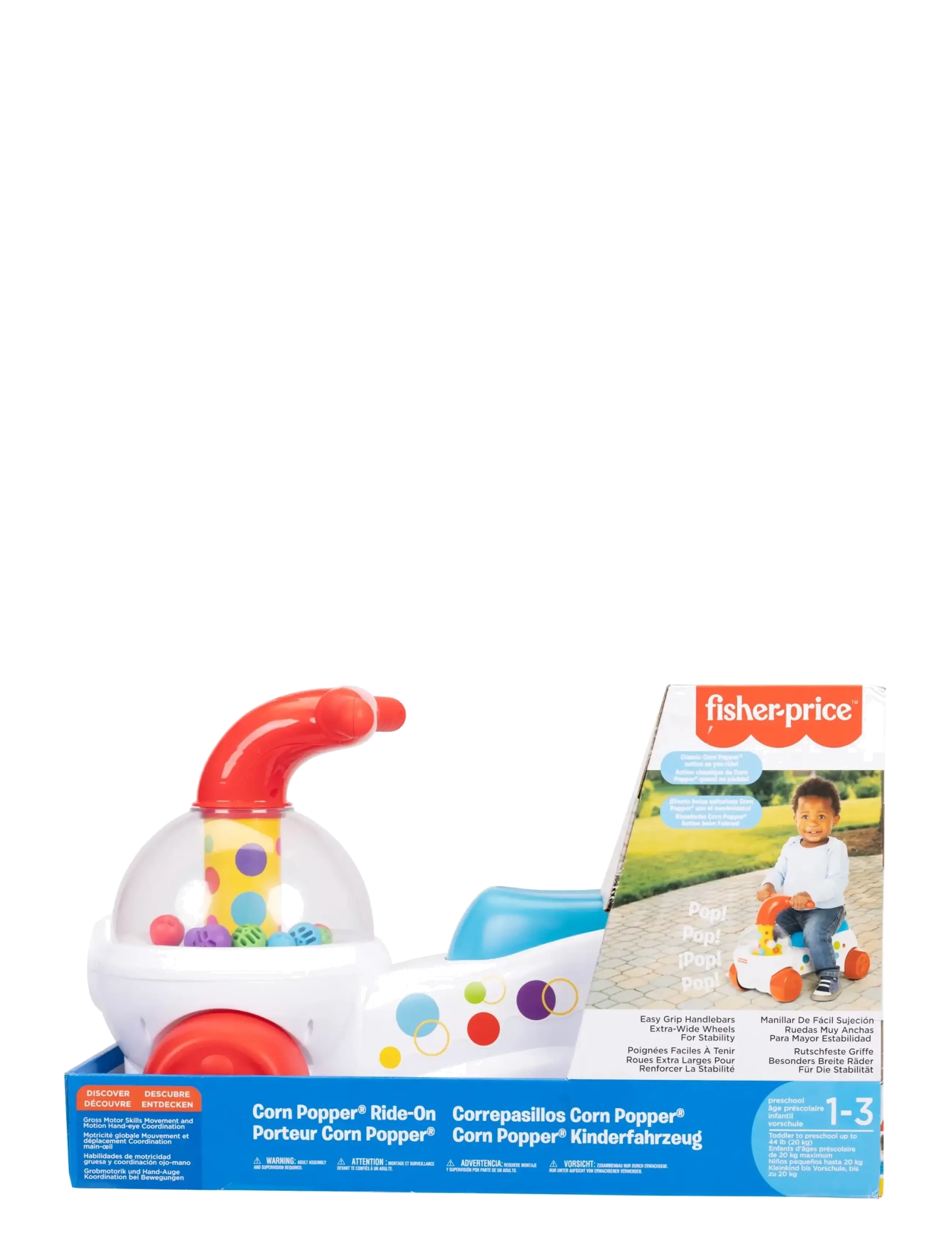 Fisher-Price - FISHER PRICE POPCORN POPPER RIDEON - white - 3