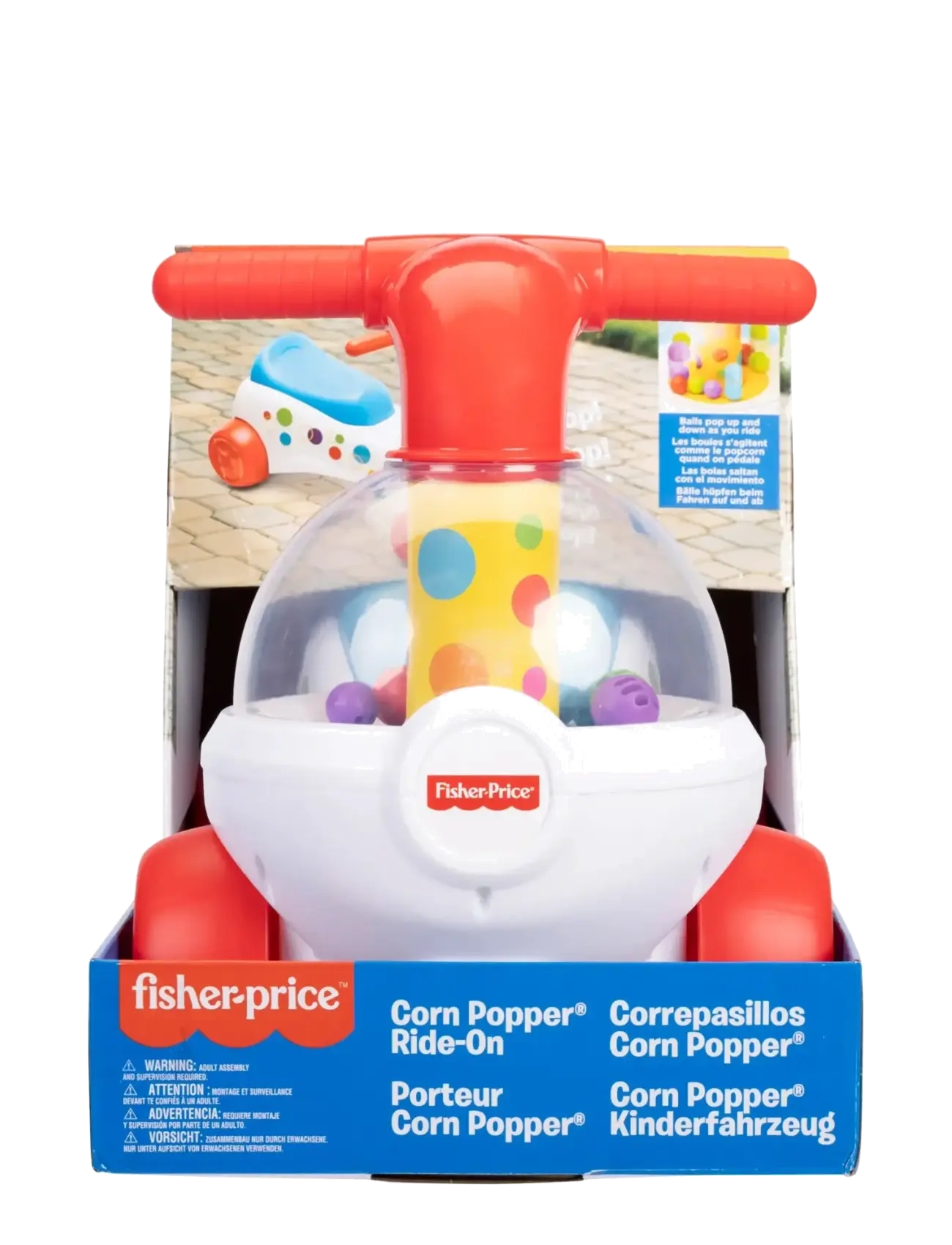 Fisher-Price - FISHER PRICE POPCORN POPPER RIDEON - white - 4
