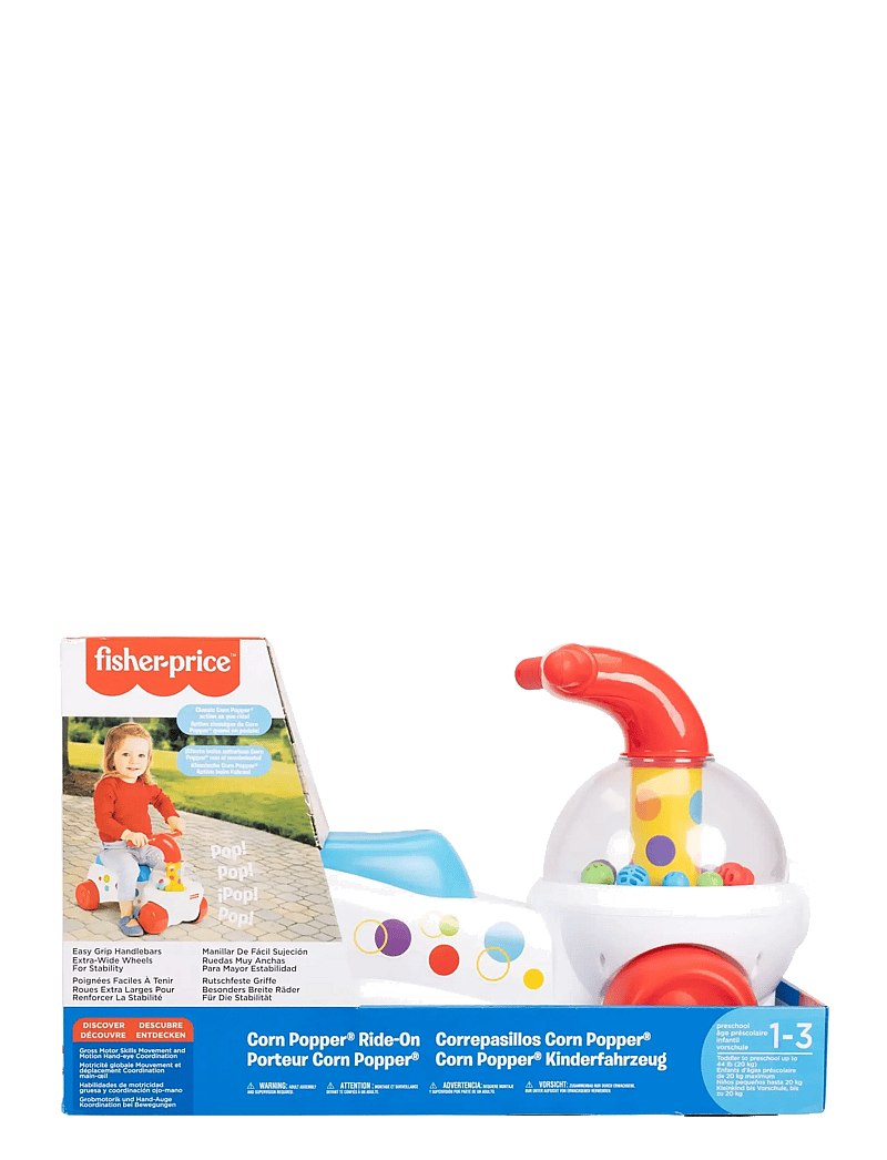 Fisher-Price - FISHER PRICE POPCORN POPPER RIDEON - aufsitzspielzeug - white - 5