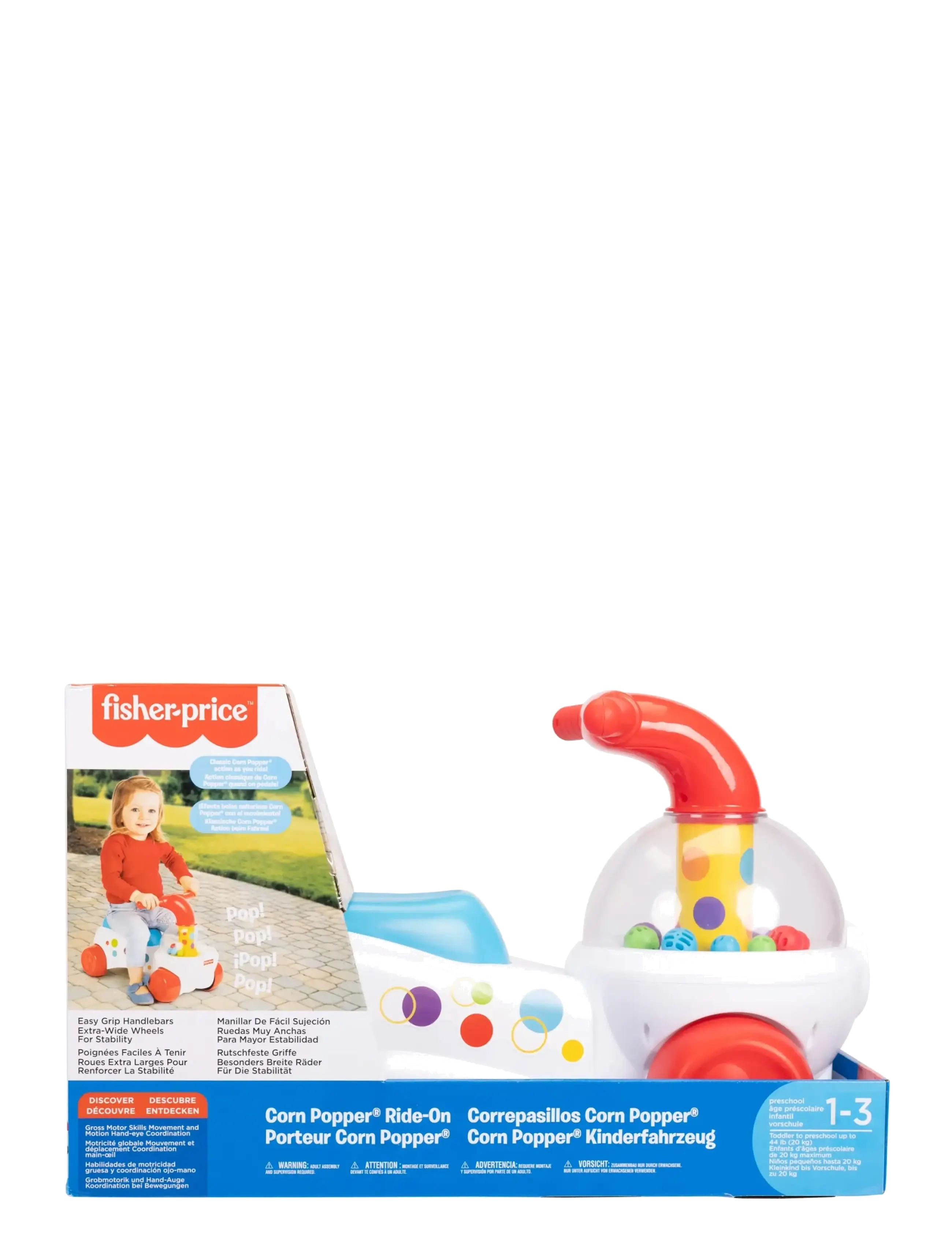 Fisher-Price - FISHER PRICE POPCORN POPPER RIDEON - white - 5
