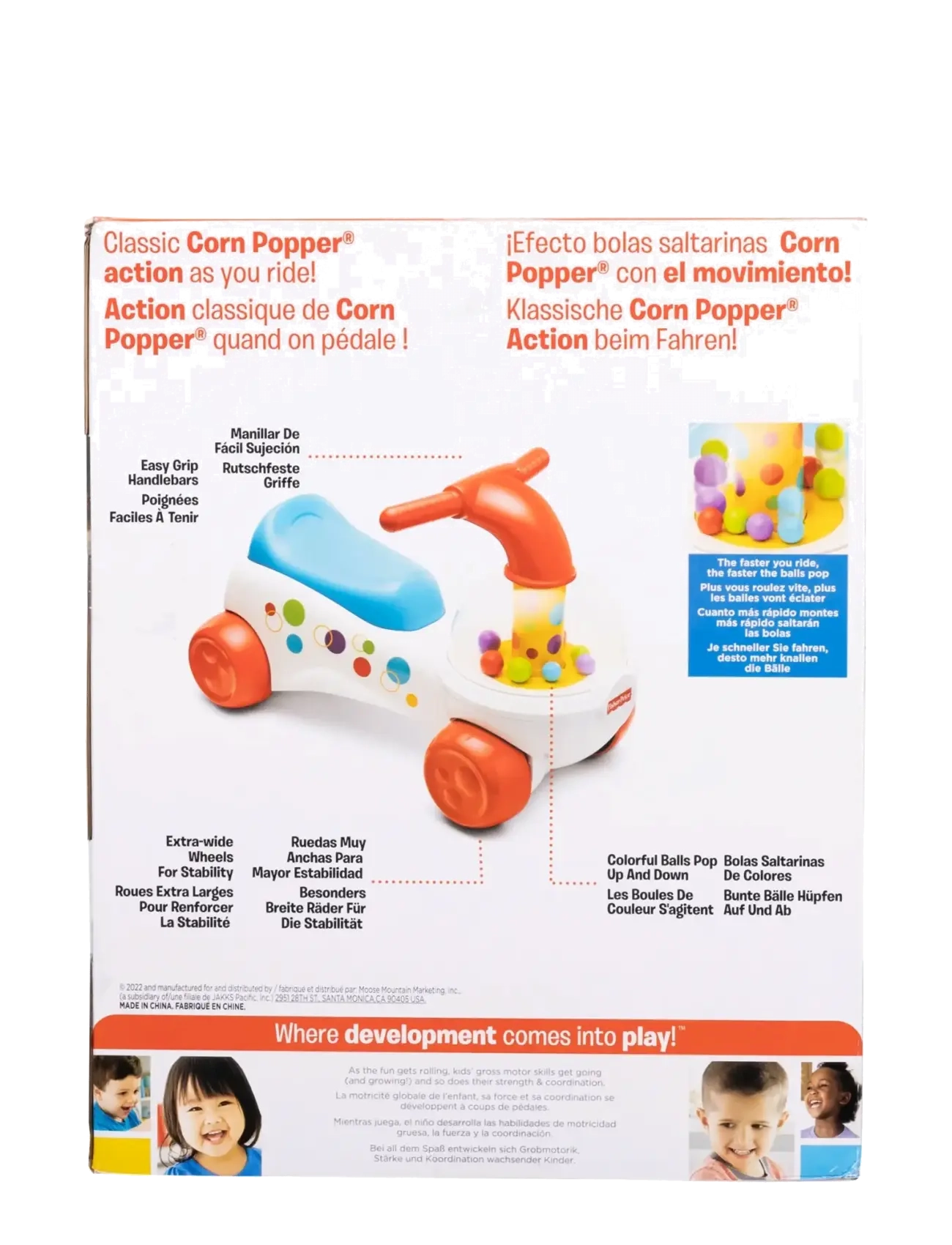 JAKKS Pacific (H.K.) - FISHER PRICE POPCORN POPPER RIDEON - white - 5