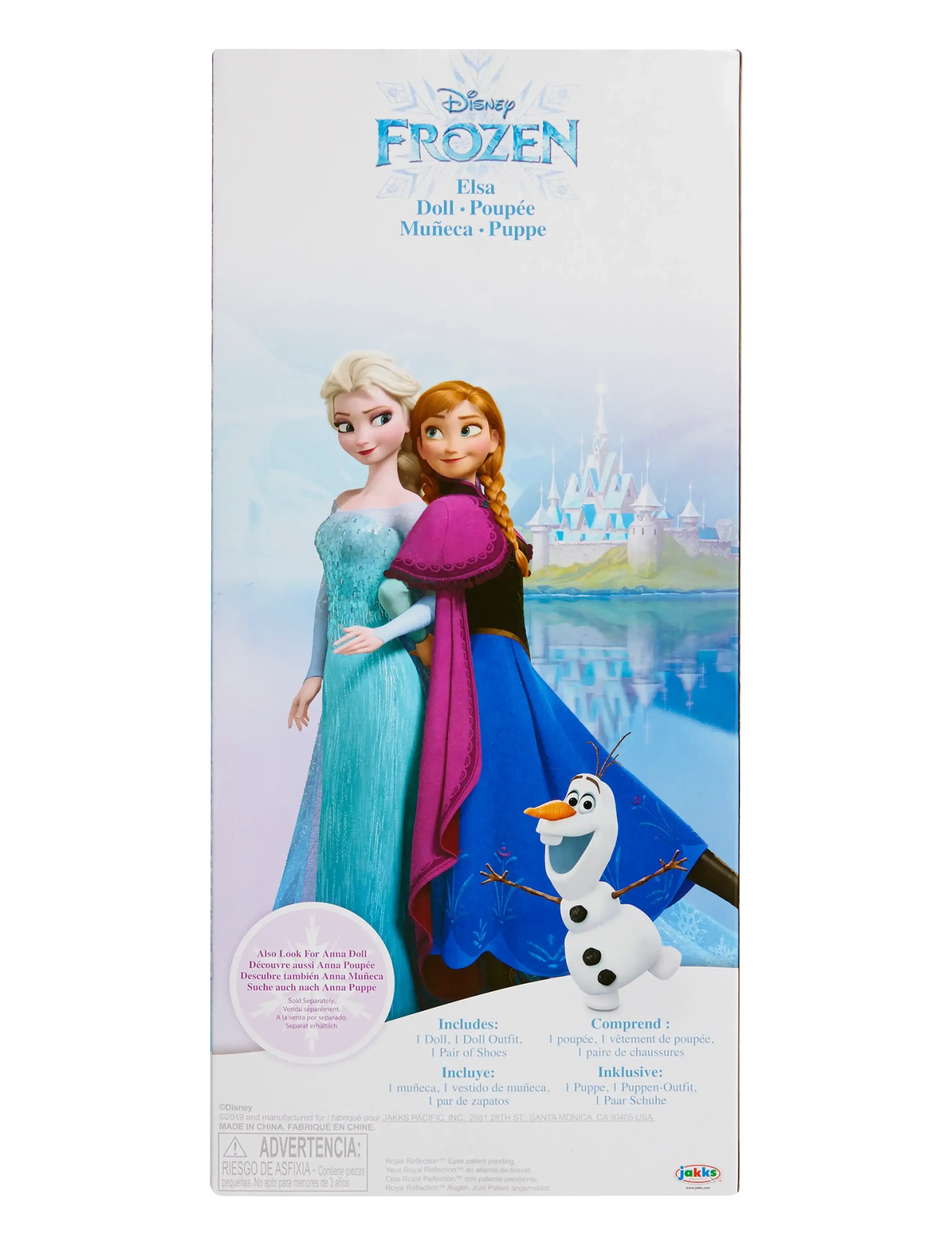 JAKKS - Frozen Elsa doll 38cm. - multicoloured - 2