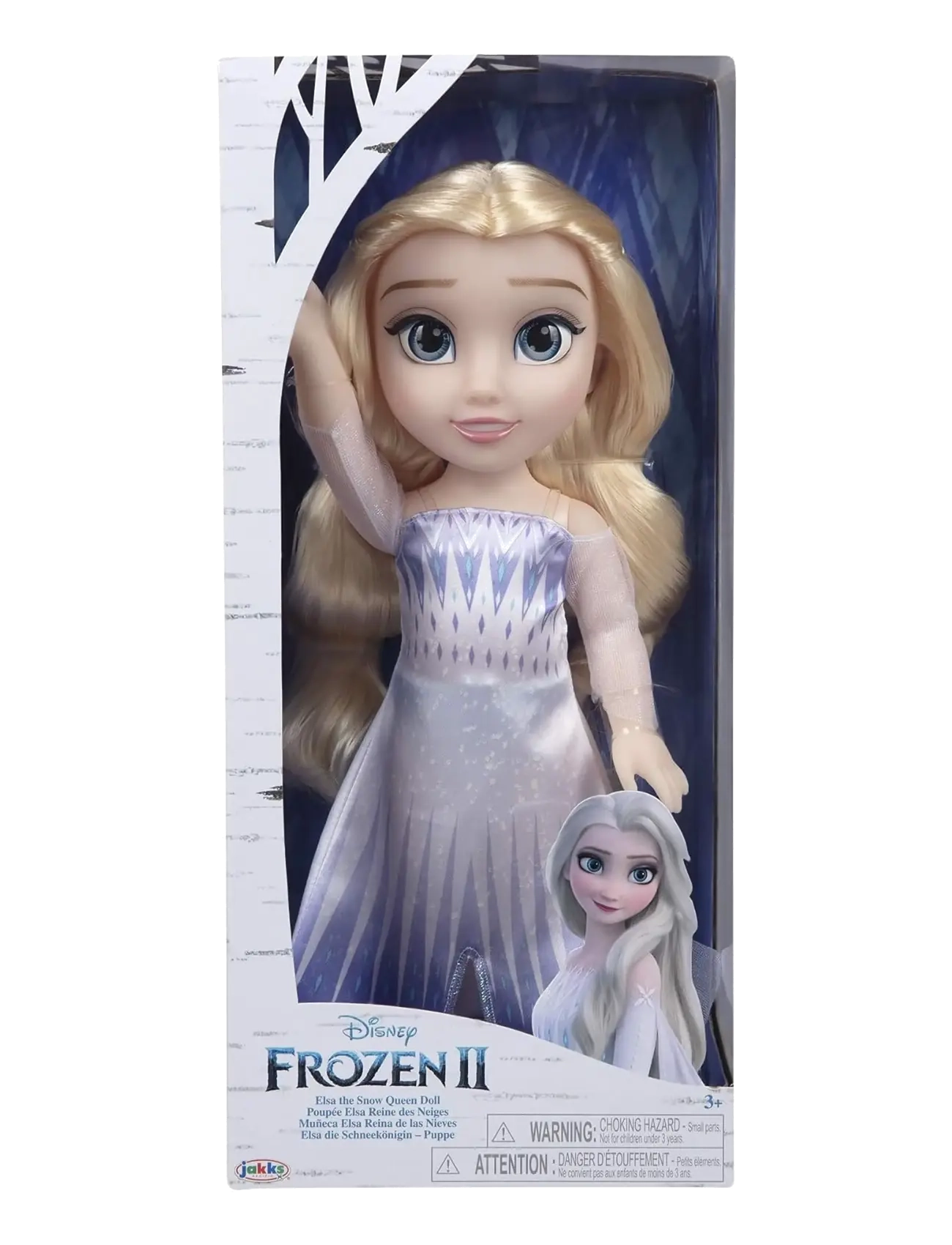 Frozen - Frozen Elsa the snow queen Epilogue doll 38cm - nuket - blue - 3