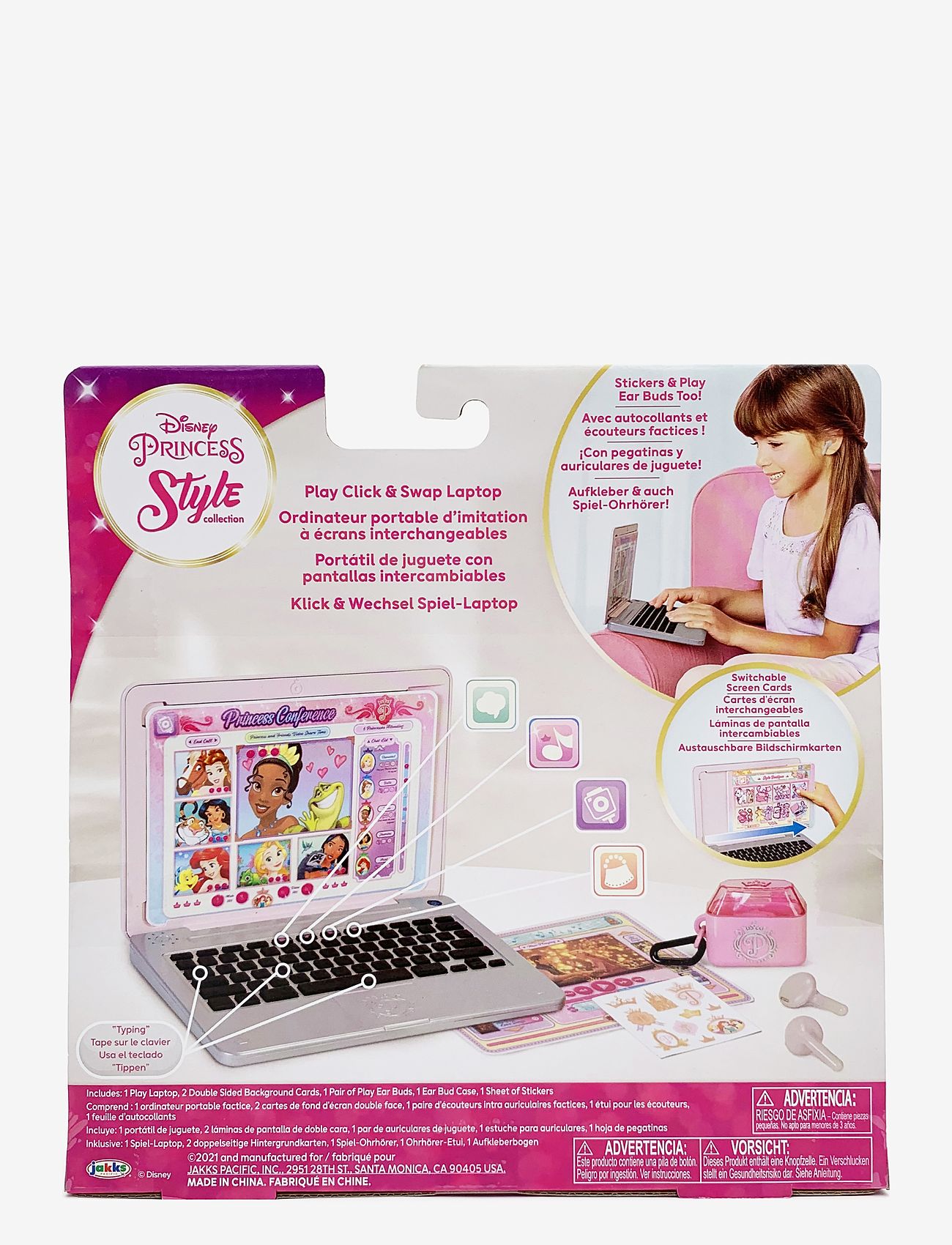 Princesses Disney Princess Style Collection Play Laptop (JKK216764 ...