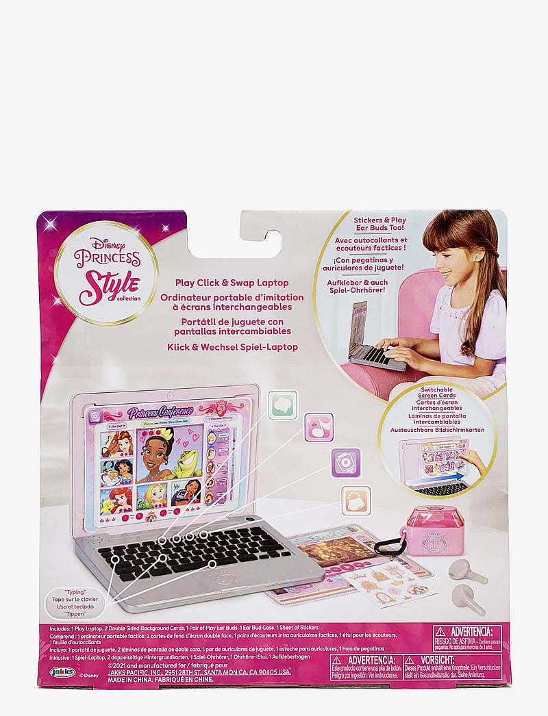 JAKKS Disney Princess Style Collection Play Laptop - Electronic & media ...