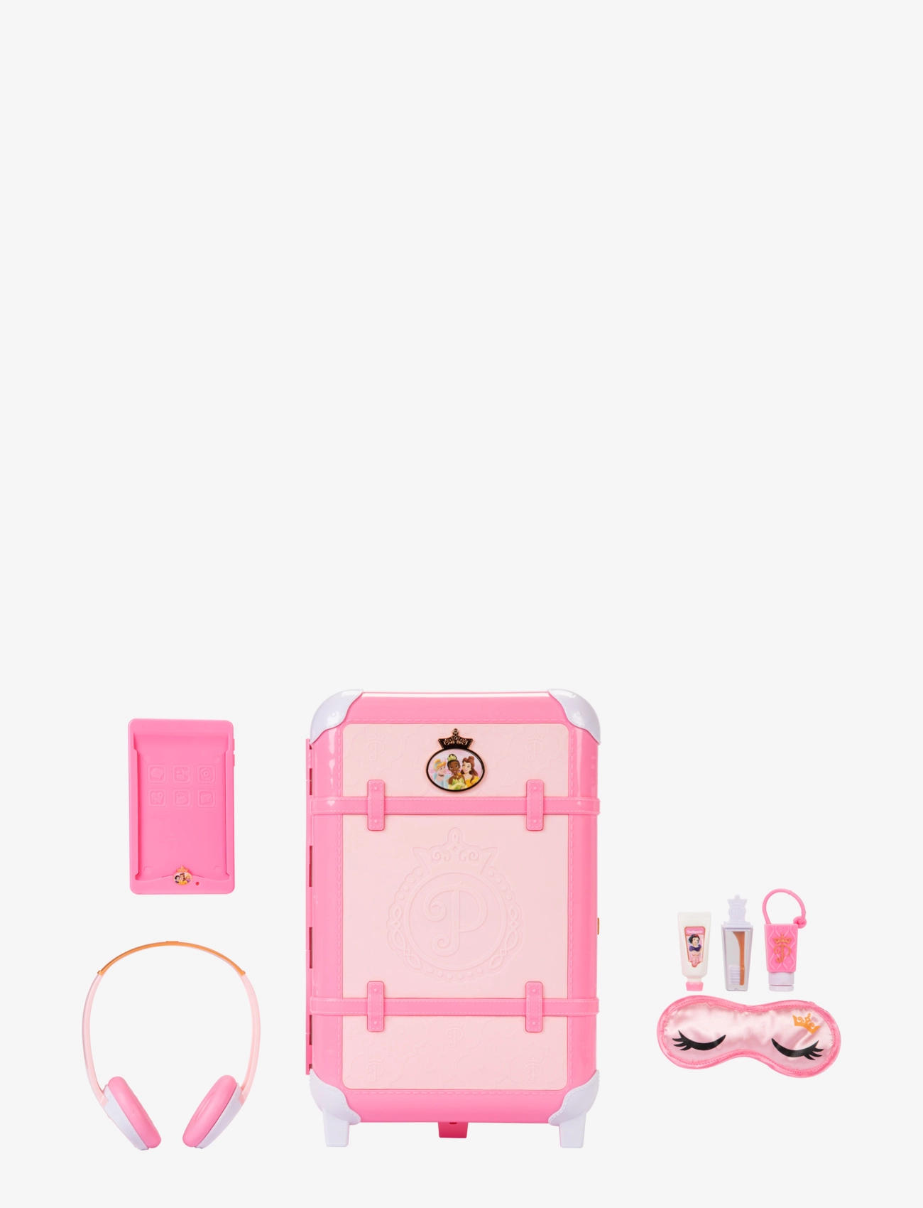 Princesses Disney Princess Style Collection Deluxe Play Suitcase, 35 cm, Pink, Tilbehør > Rejsetilbehør, Børn
