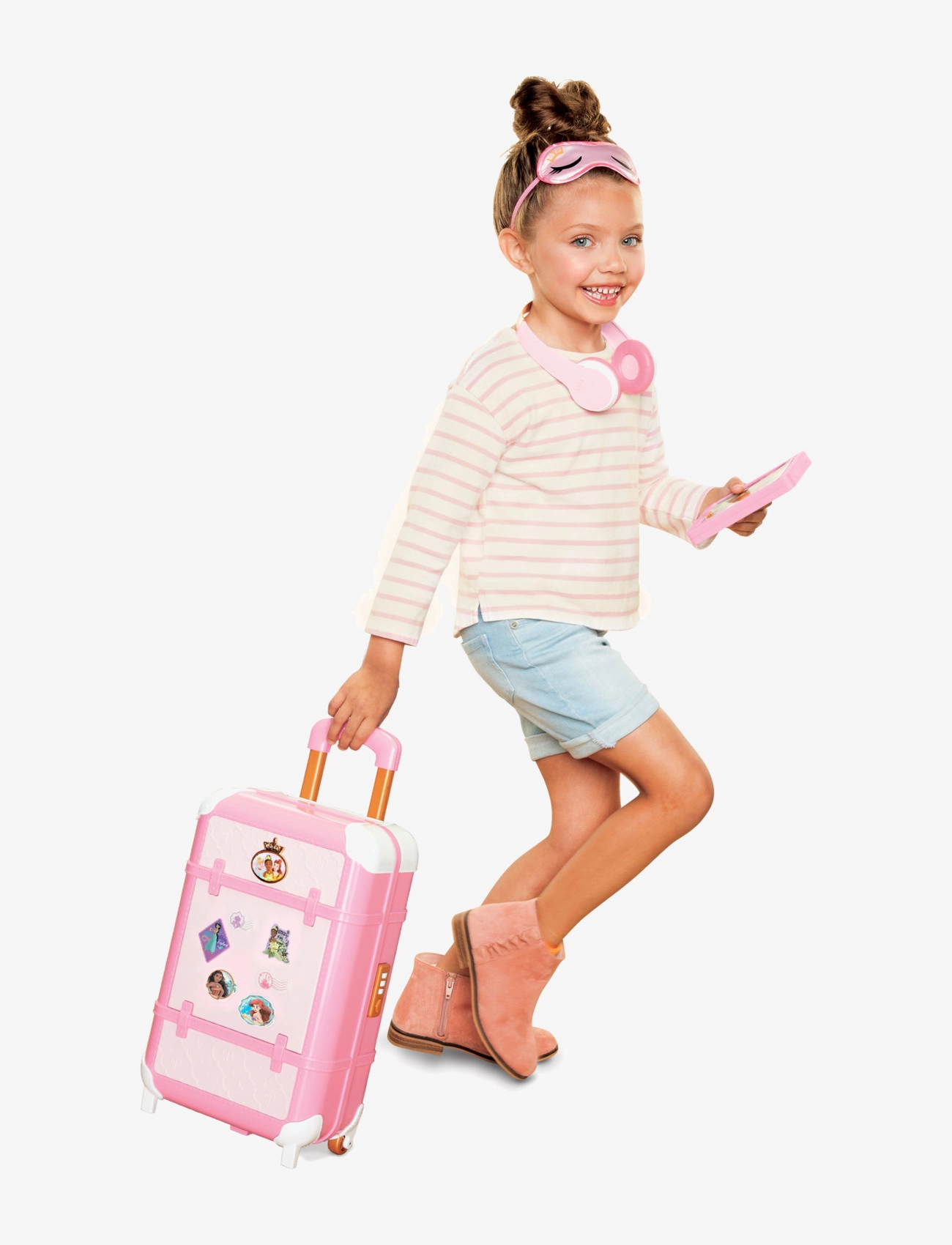 Prinsessor - Disney Princess Style Collection Deluxe Play Suitcase - resa - pink - 3