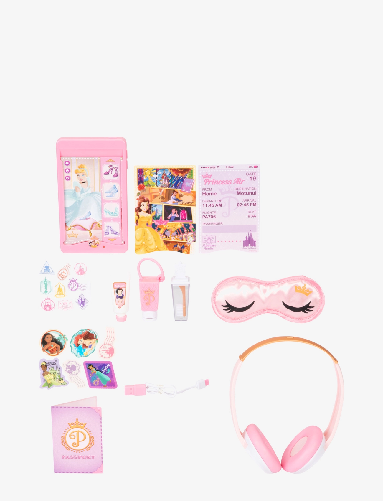 Prinsessor - Disney Princess Style Collection Deluxe Play Suitcase - resa - pink - 4