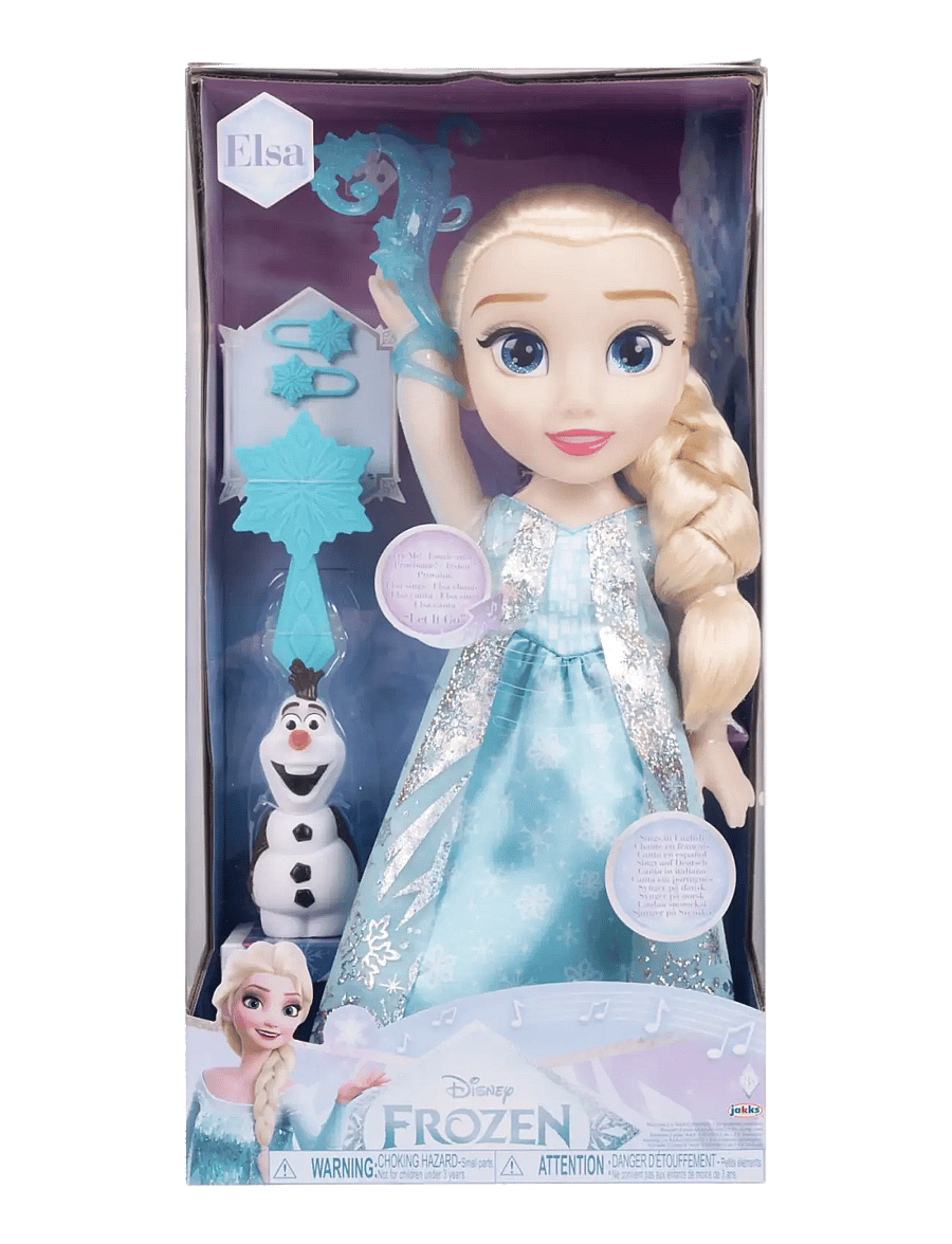 Frost - Frozen Classic Elsa Feature Doll 38cm - dockor - multicoloured - 1