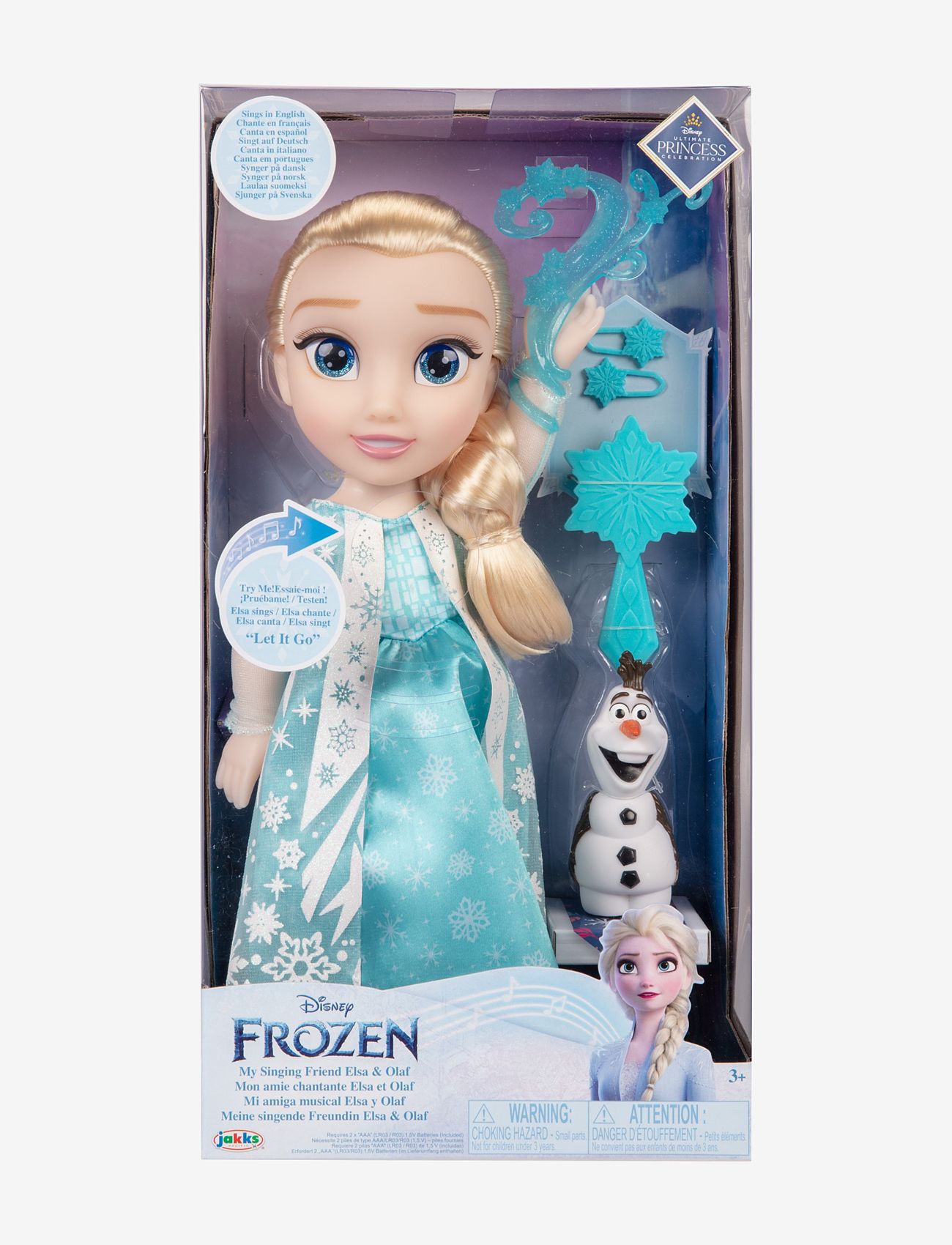 Frozen - Frozen Classic Elsa Feature Doll 38cm - poupées - multicoloured - 4