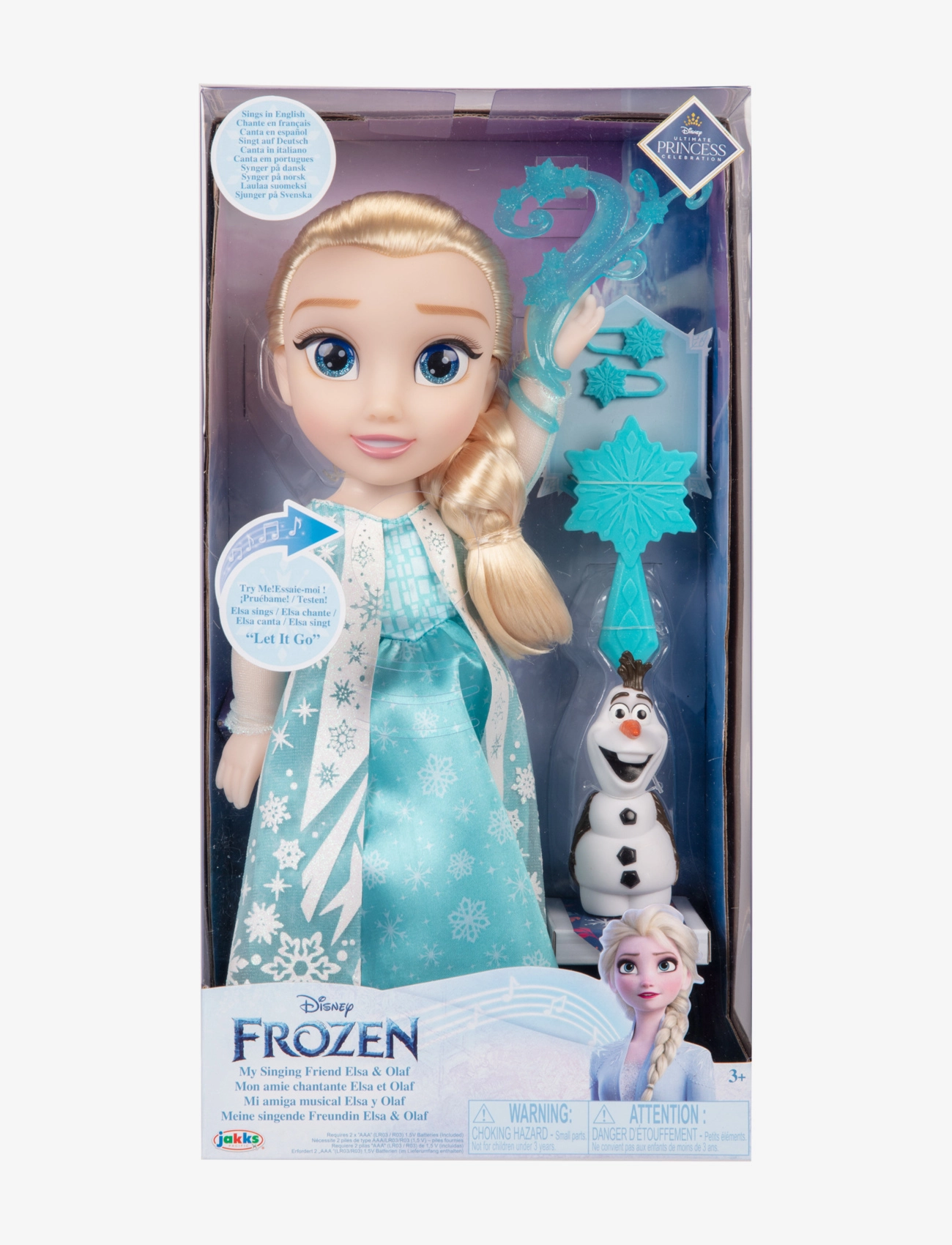 Die Eiskönigin - Frozen Classic Elsa Feature Doll 38cm - puppen - multicoloured - 4