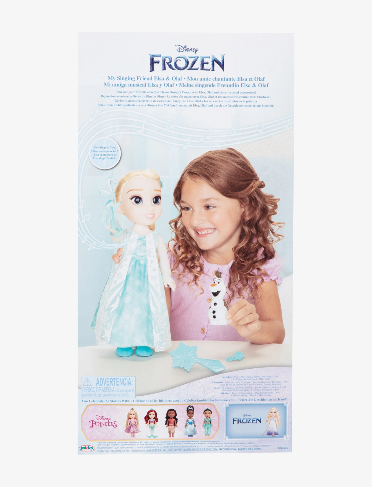 Die Eiskönigin - Frozen Classic Elsa Feature Doll 38cm - puppen - multicoloured - 5