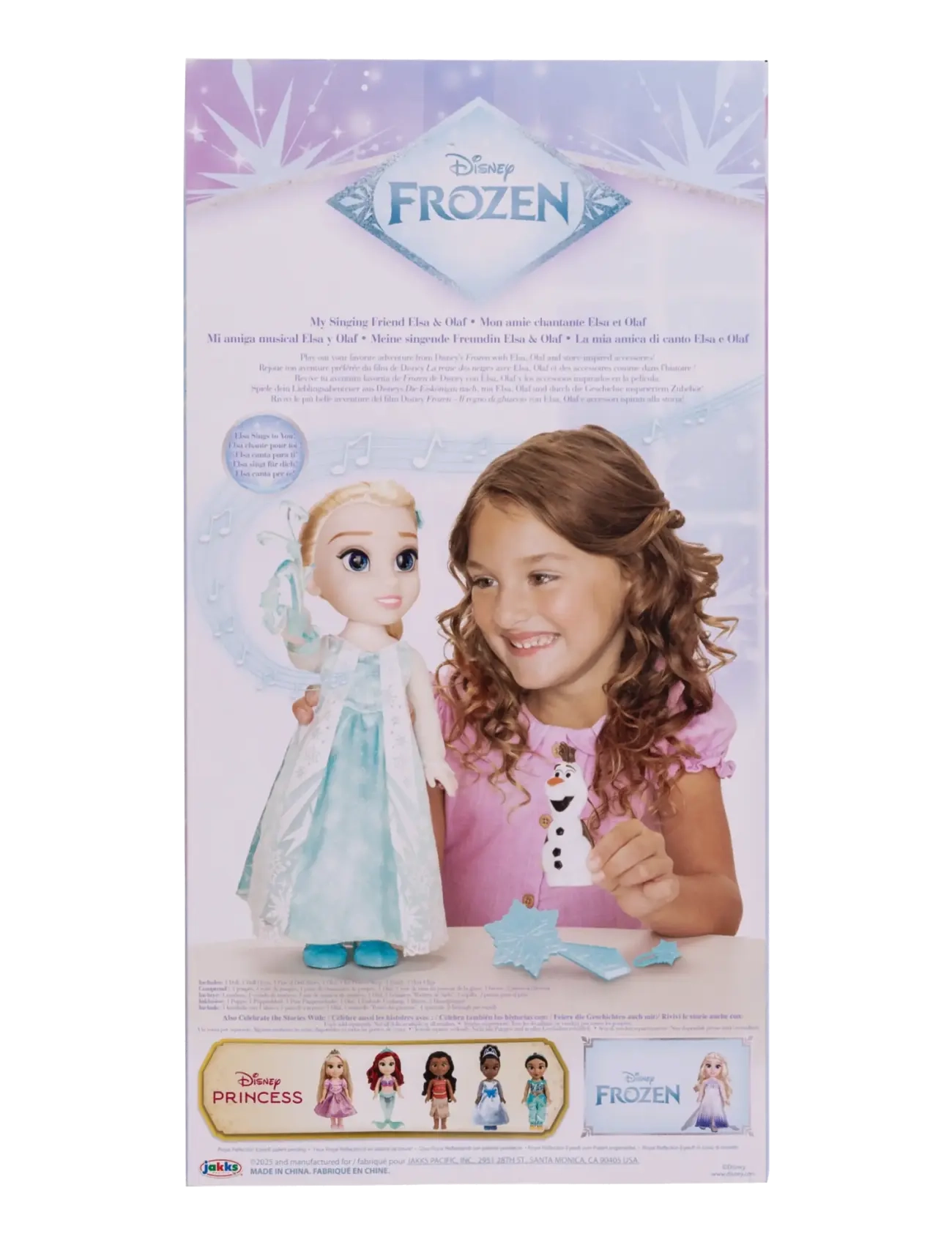 Frost - Frozen Classic Elsa Feature Doll 38cm - dockor - multicoloured - 5