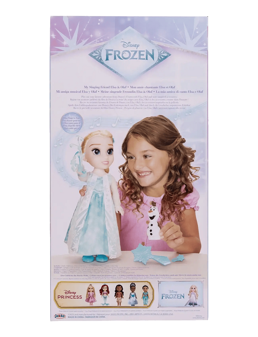 Frost - Frozen Classic Elsa Feature Doll 38cm - dockor - multicoloured - 5