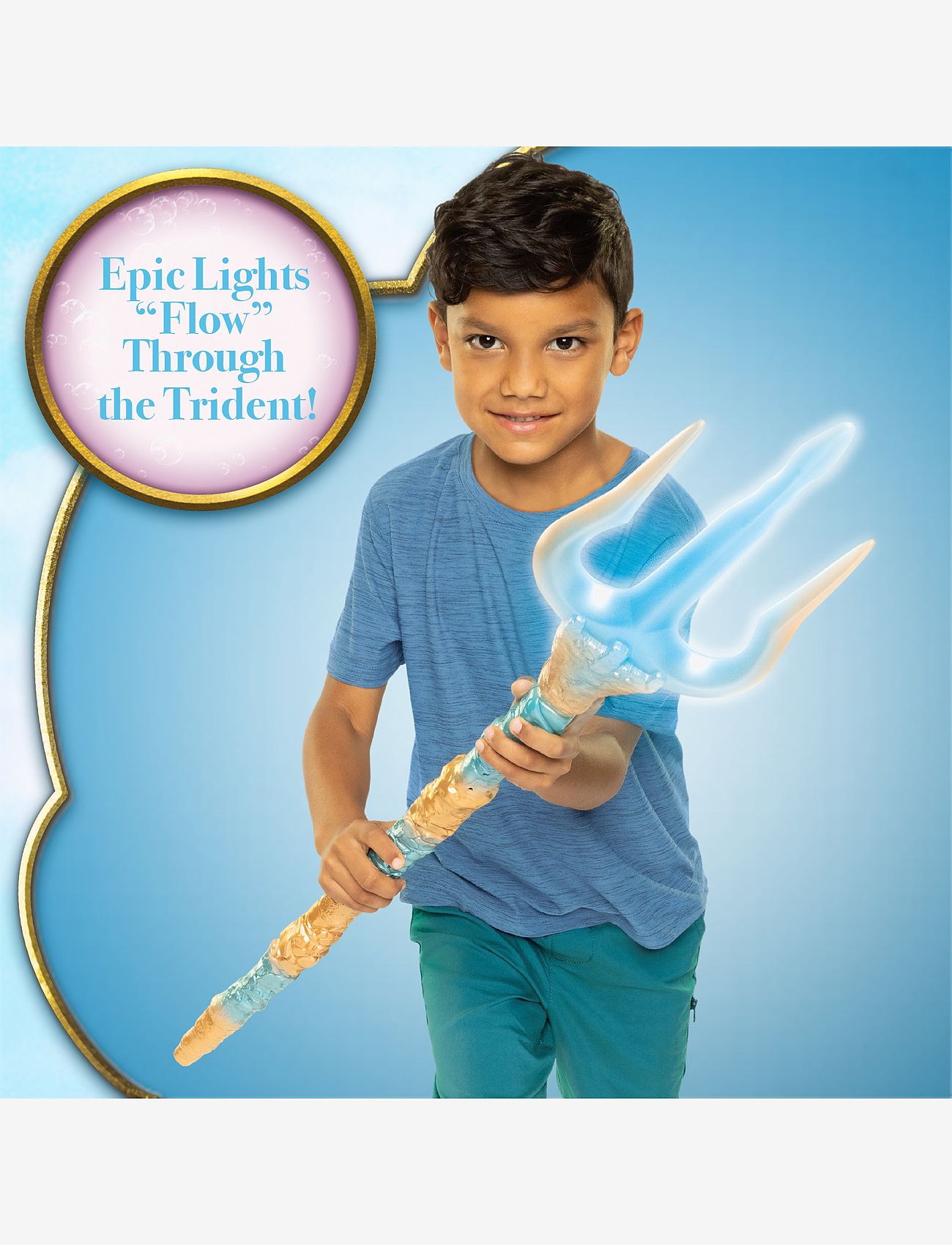 Prinsessor - Disney The Little Mermaid - King Tritons Feature Trident - maskeradtillbehör - blue - 1