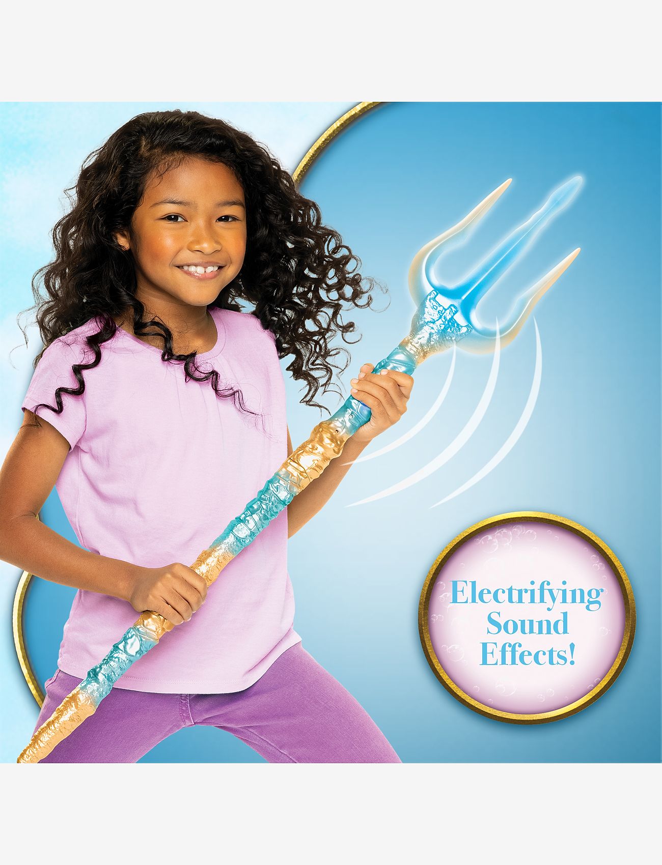 Prinsessor - Disney The Little Mermaid - King Tritons Feature Trident - maskeradtillbehör - blue - 2