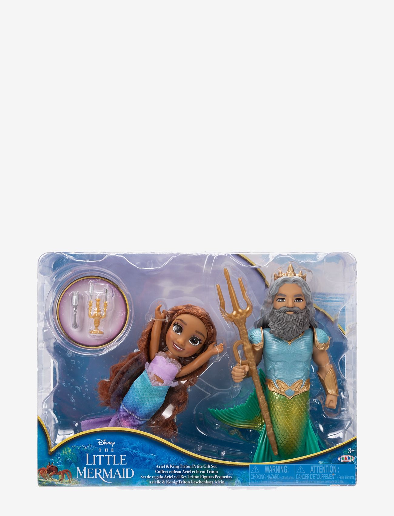 JAKKS - Disney The Little Mermaid - 6" Petite Ariel and Triton Set (15cm.) - blue - 2
