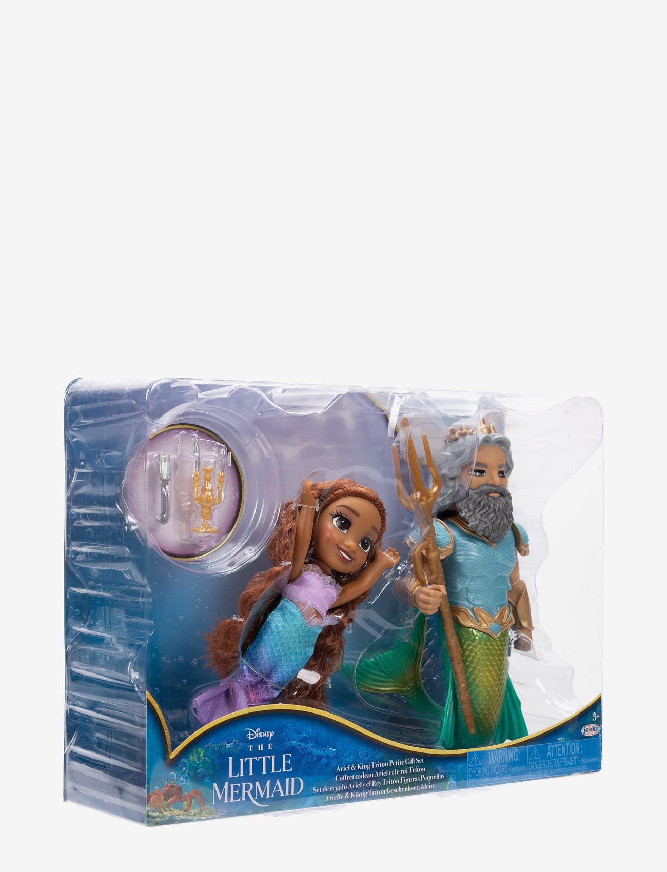 JAKKS - Disney The Little Mermaid - 6" Petite Ariel and Triton Set (15cm.) - blue - 3