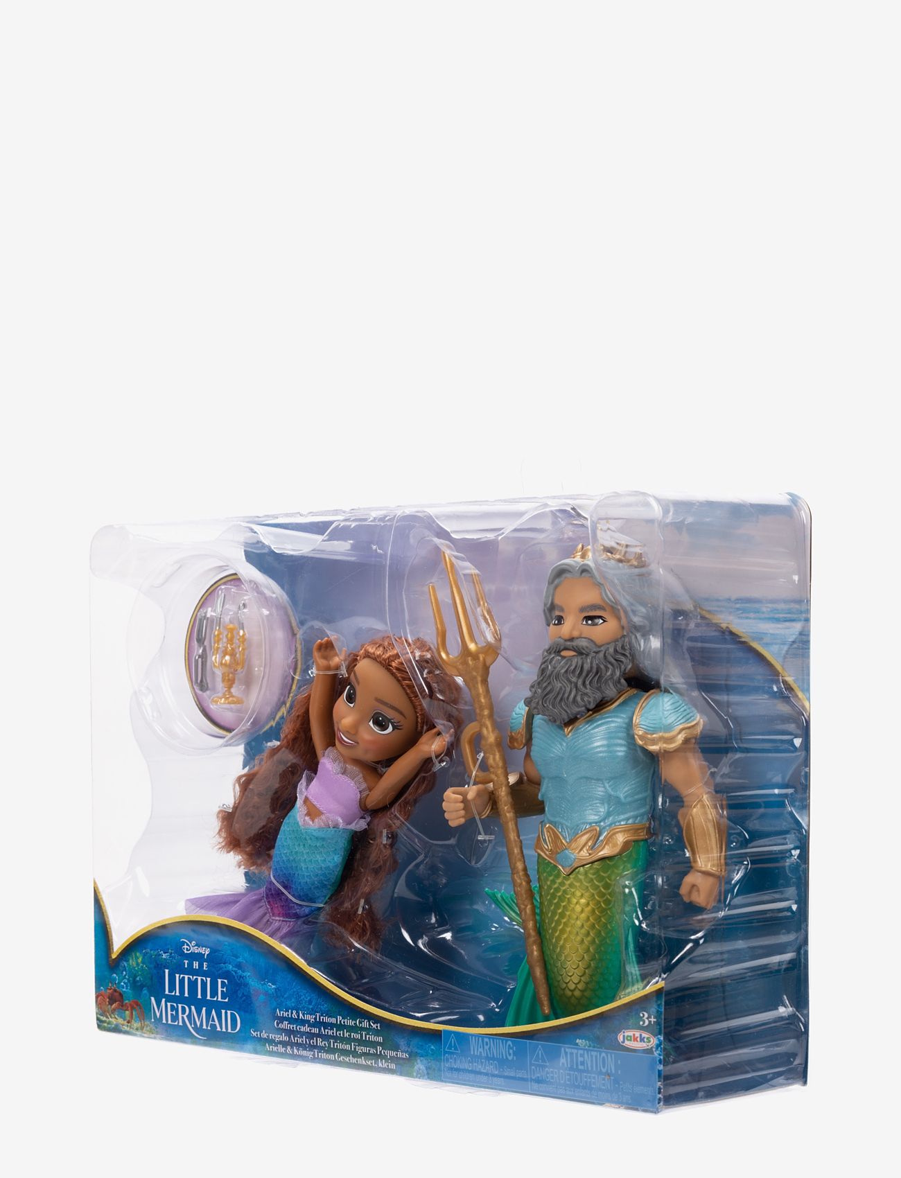 JAKKS - Disney The Little Mermaid - 6" Petite Ariel and Triton Set (15cm.) - blue - 4
