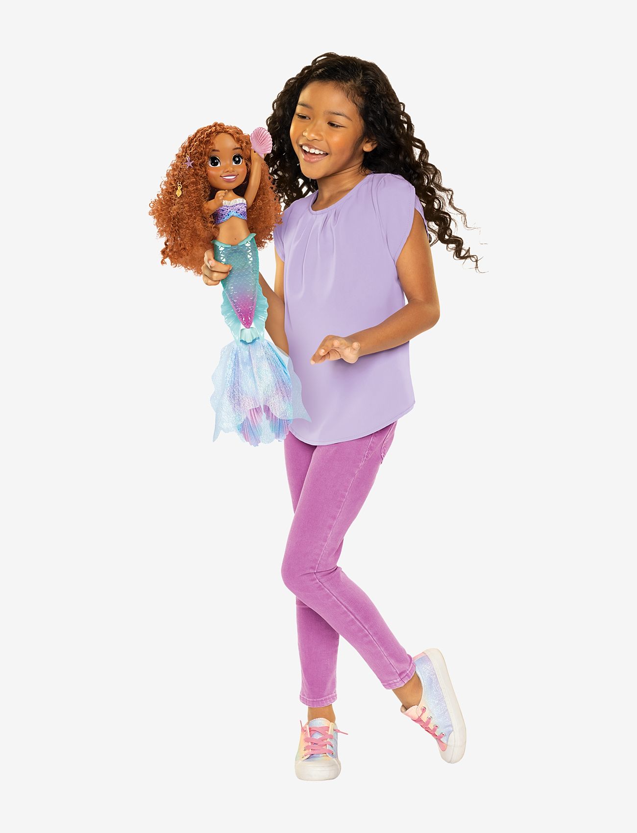 JAKKS - Disney The Little Mermaid - Ariel Feature Large Doll - blue - 1