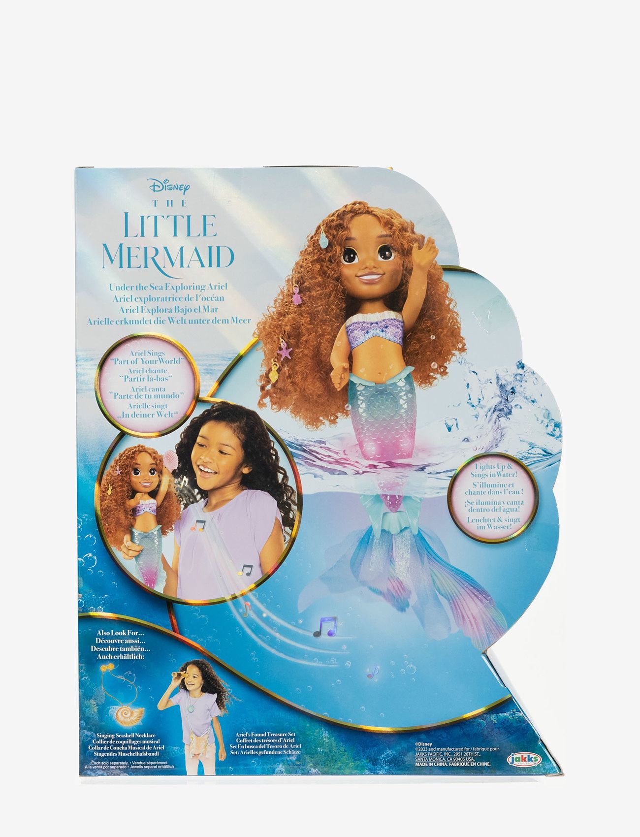 JAKKS - Disney The Little Mermaid - Ariel Feature Large Doll - blue - 5