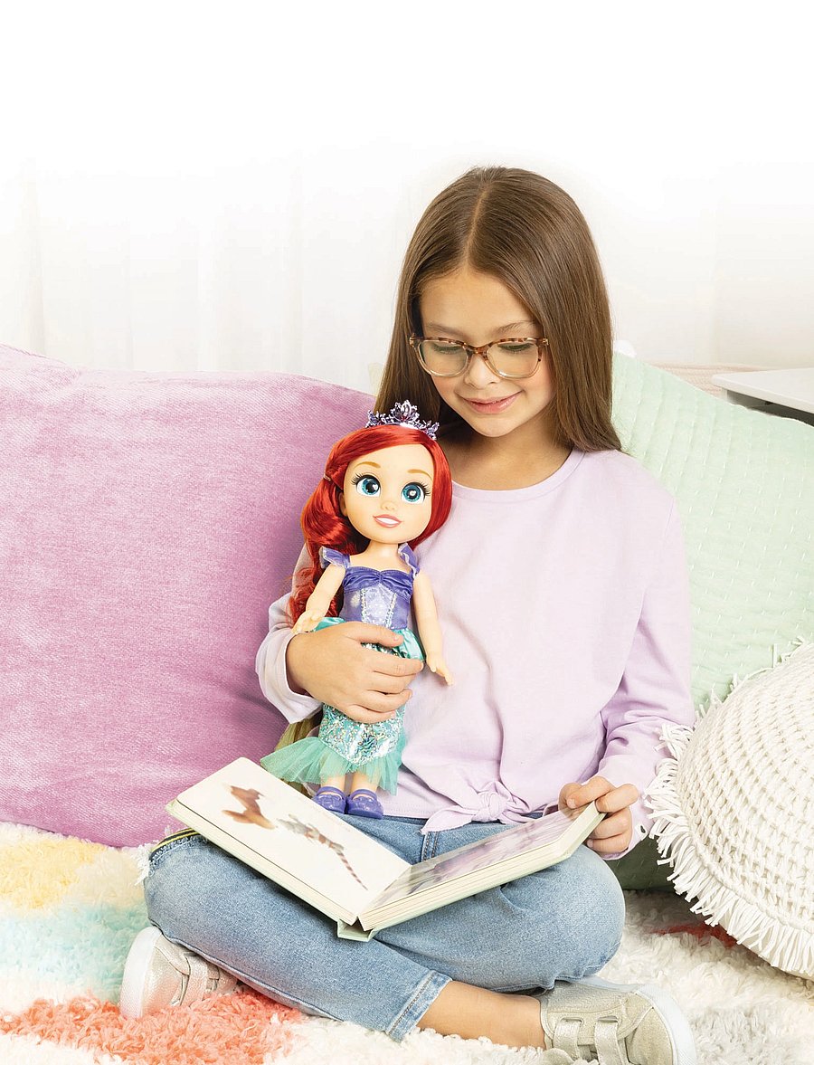 Princesses - Disney Princess Core Large 38cm. Ariel Doll - dúkkur - blue - 0
