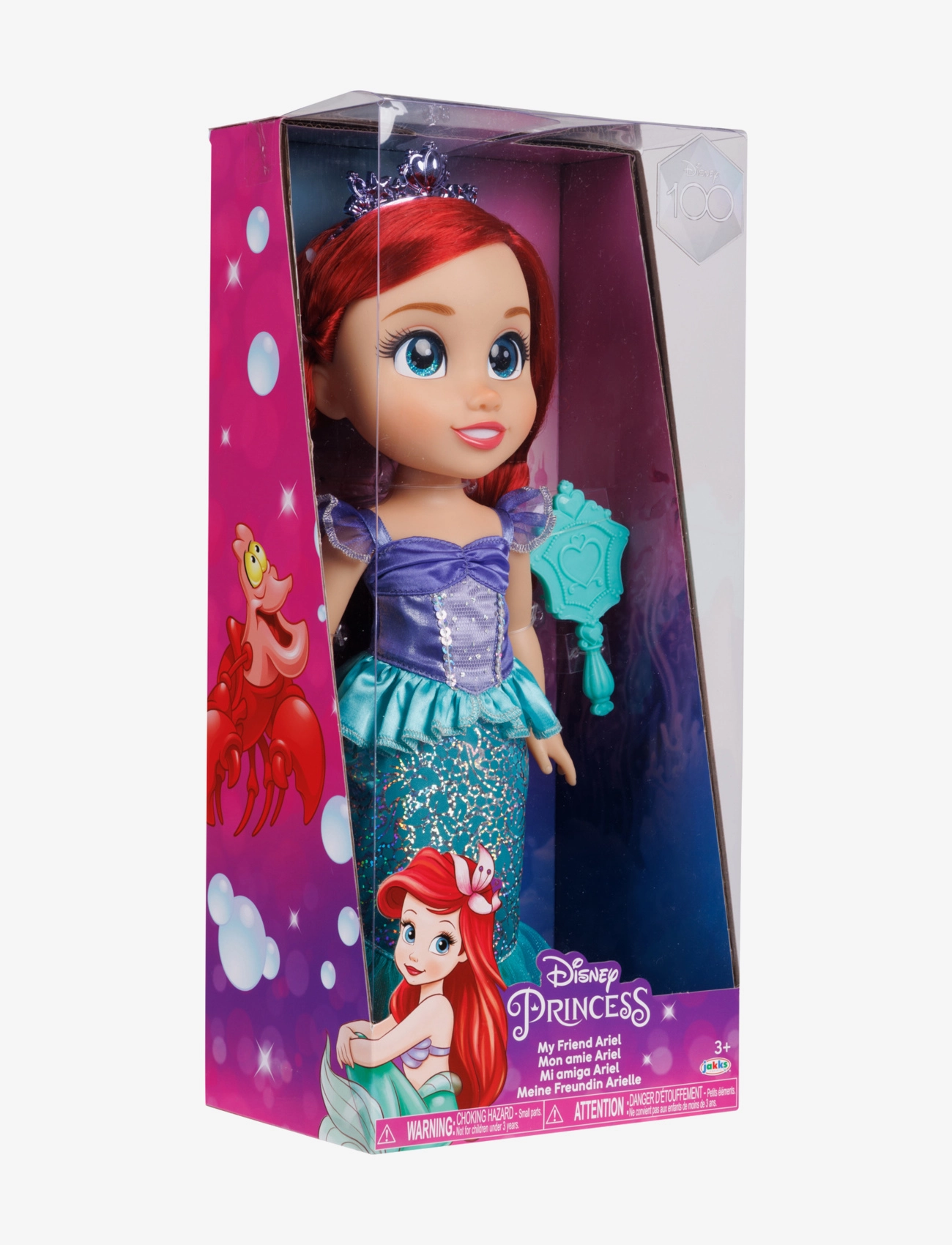 JAKKS - Disney Princess Core Large 38cm. Ariel Doll - laveste priser - blue - 5