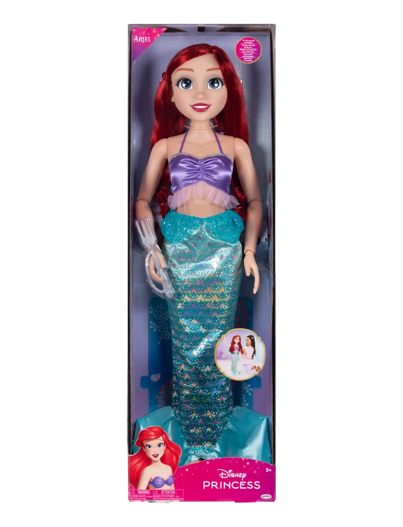 Prinzessinnen Disney Princess Playdate Ariel Doll 80cm. - Brush Only - Über 50€ - MULTICOLOURED / multi
