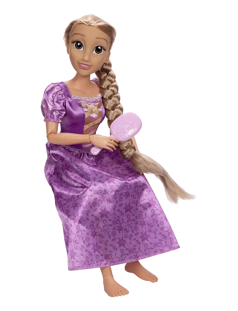 Prinzessinnen - Disney Princess Playdate Rapunzel Doll 80cm. - Brush Only - puppen - multicoloured - 2