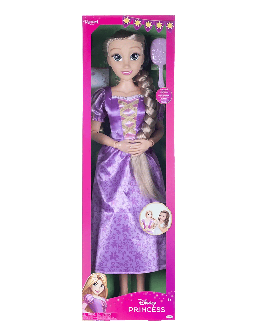 Prinzessinnen - Disney Princess Playdate Rapunzel Doll 80cm. - Brush Only - puppen - multicoloured - 3