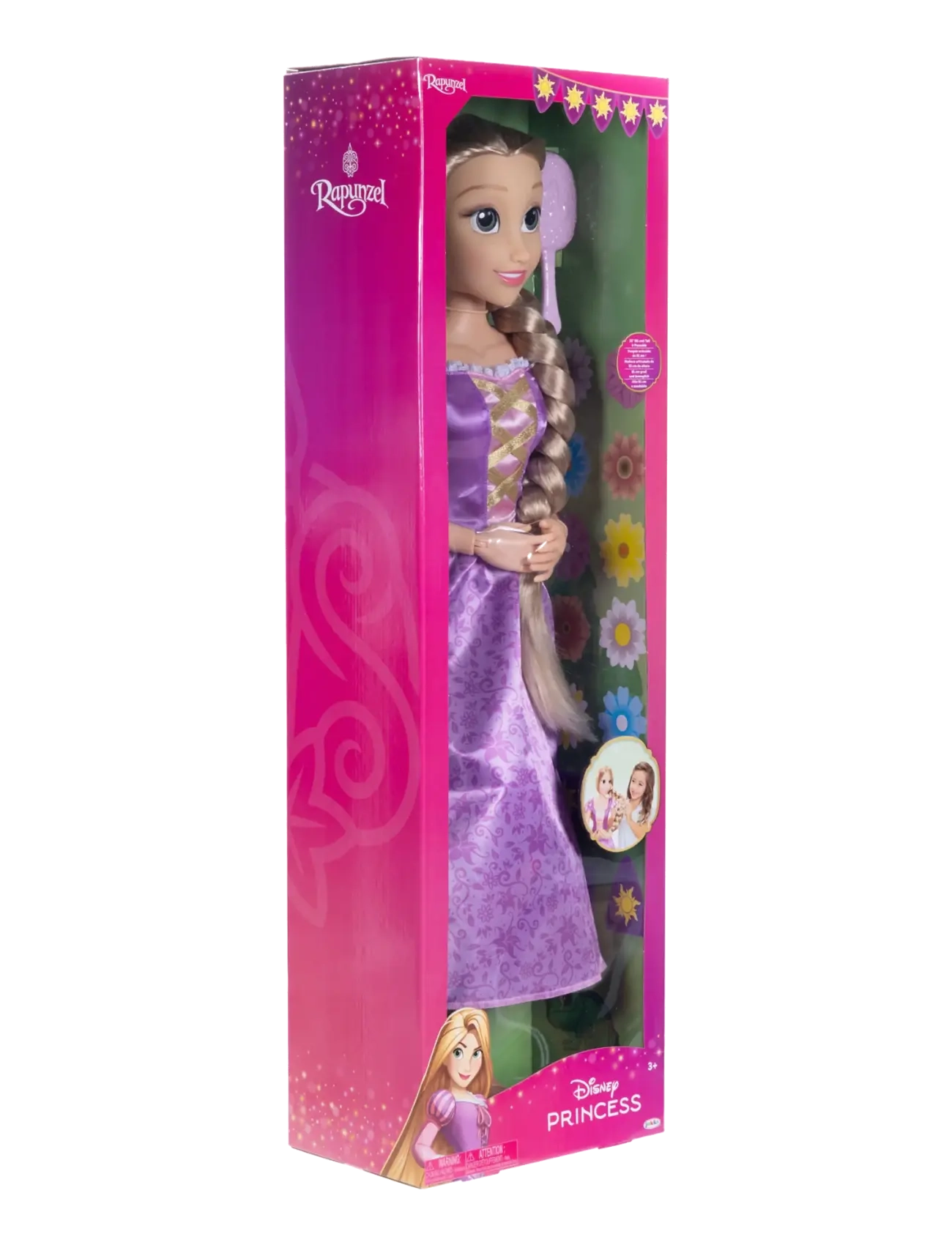 Prinzessinnen - Disney Princess Playdate Rapunzel Doll 80cm. - Brush Only - puppen - multicoloured - 4