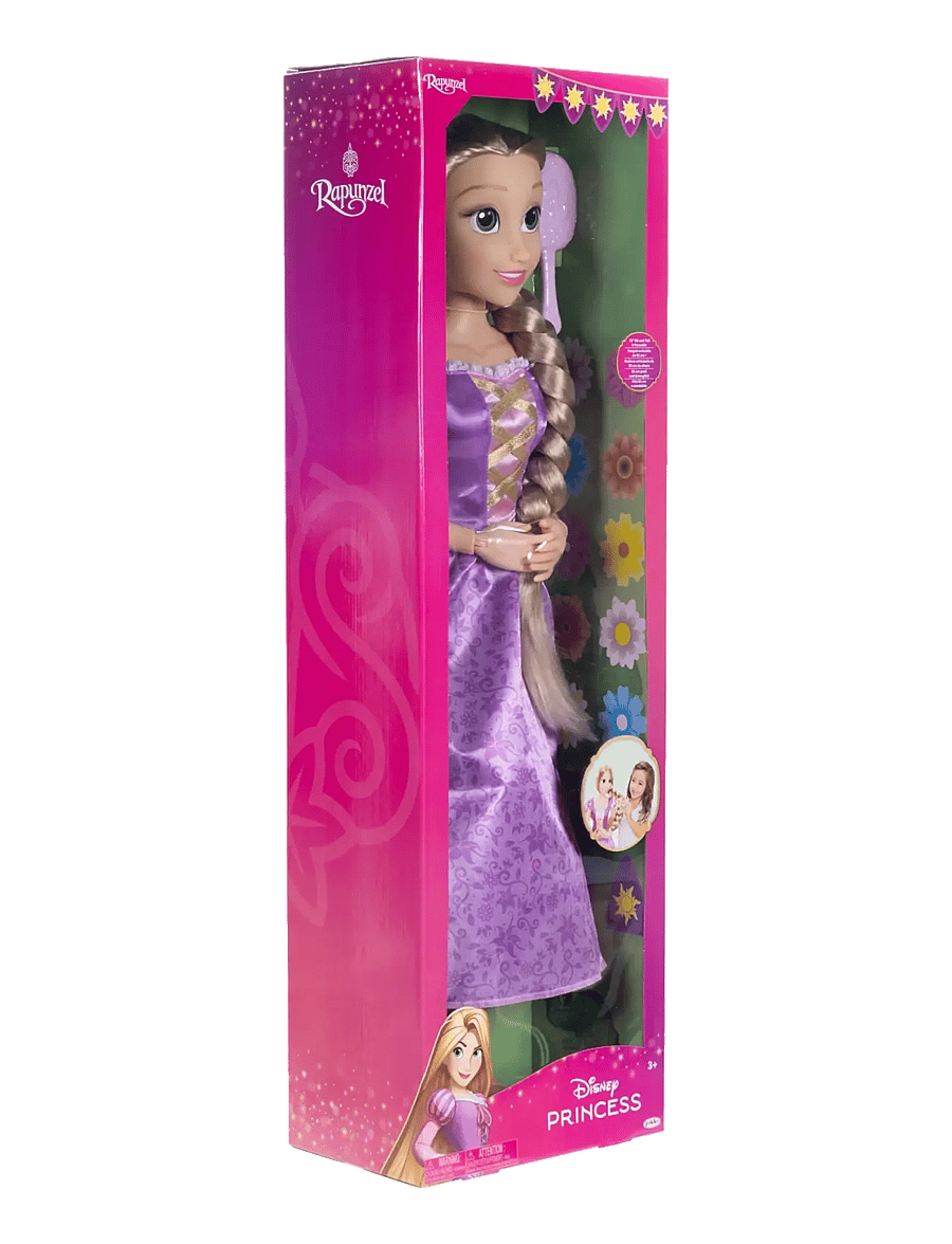 Prinzessinnen - Disney Princess Playdate Rapunzel Doll 80cm. - Brush Only - puppen - multicoloured - 4