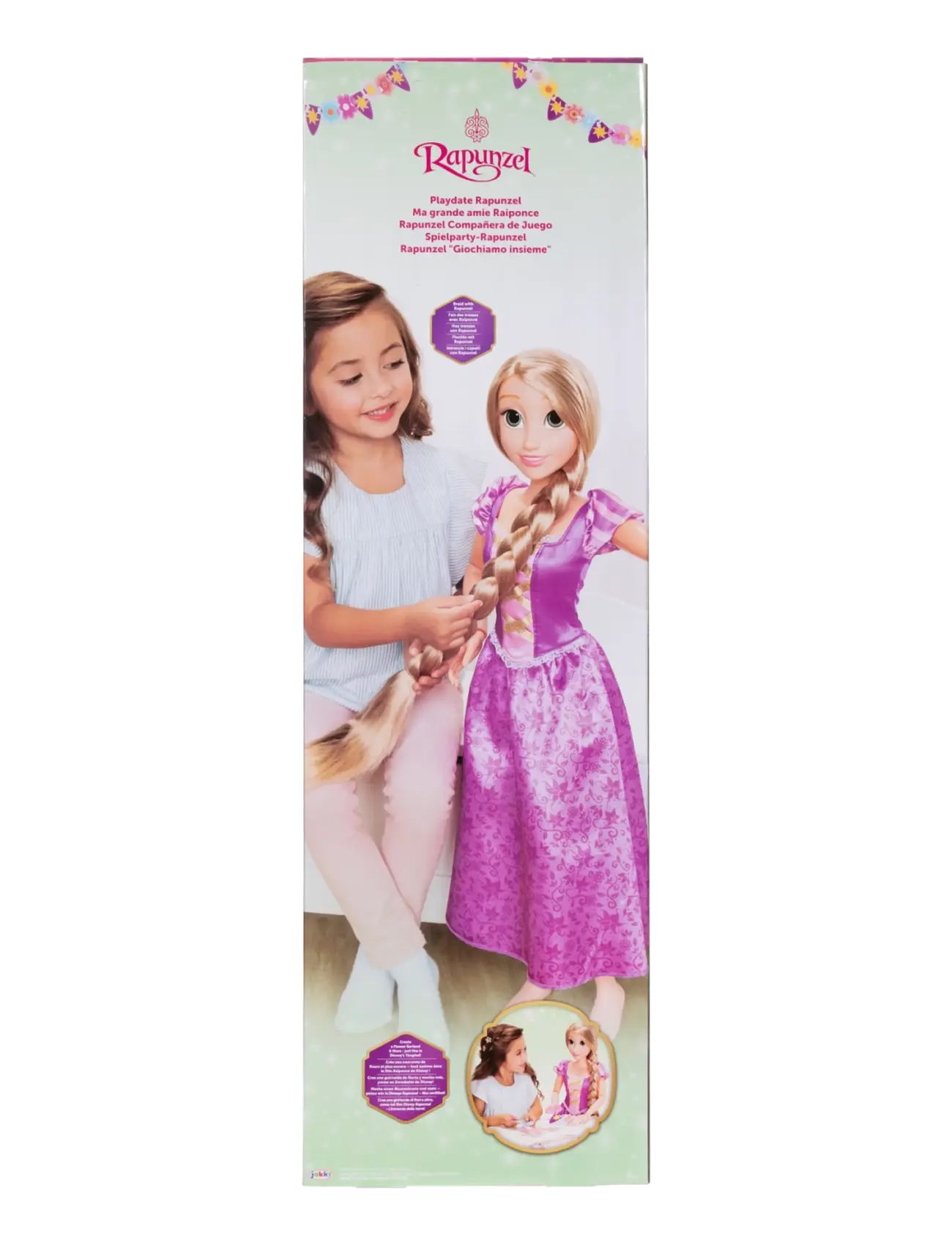 Prinzessinnen - Disney Princess Playdate Rapunzel Doll 80cm. - Brush Only - puppen - multicoloured - 5