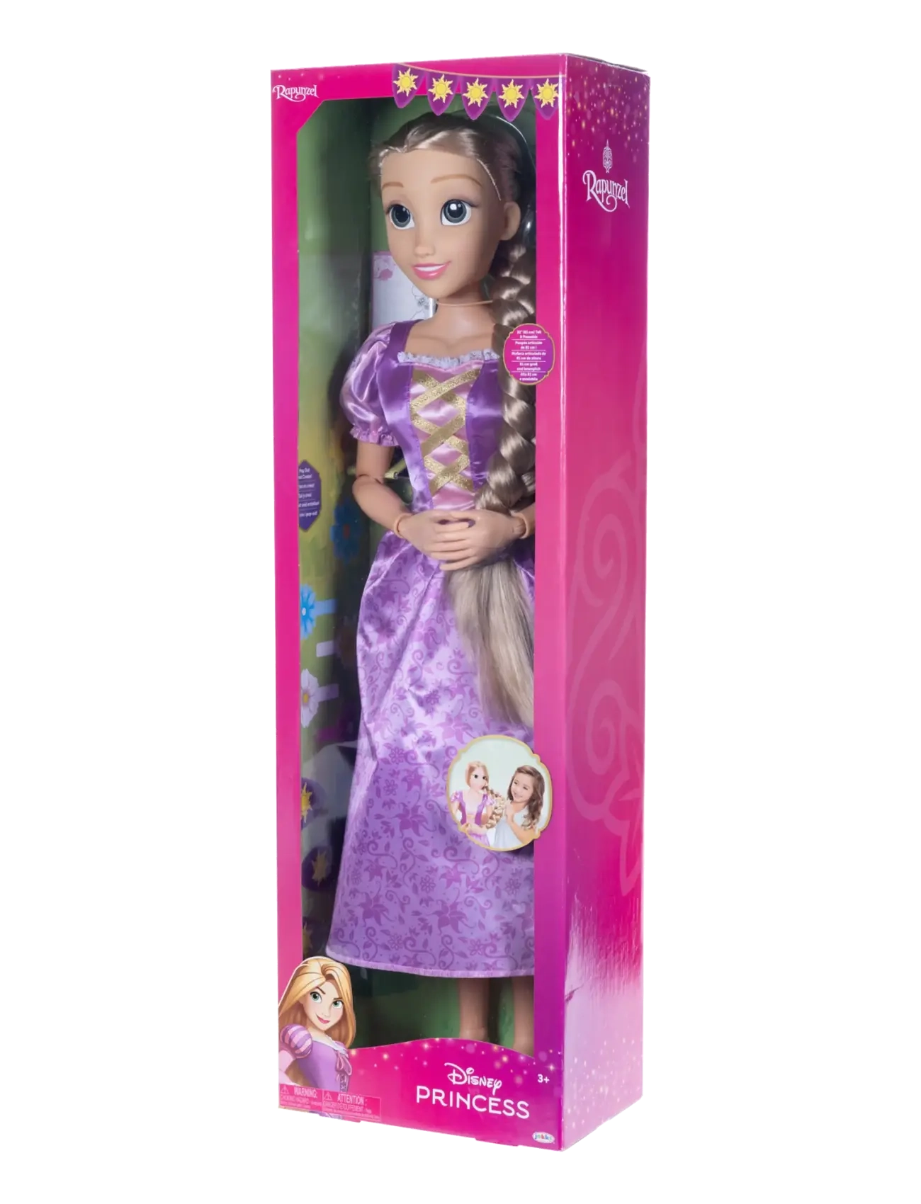 JAKKS - Disney Princess Playdate Rapunzel Doll 80cm. - Brush Only - geschenke unter chf 100 - multicoloured - 5