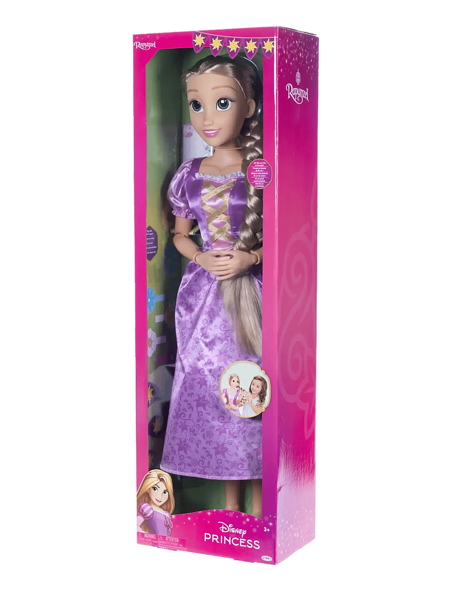 JAKKS - Disney Princess Playdate Rapunzel Doll 80cm. - Brush Only - geschenke unter chf 100 - multicoloured - 5