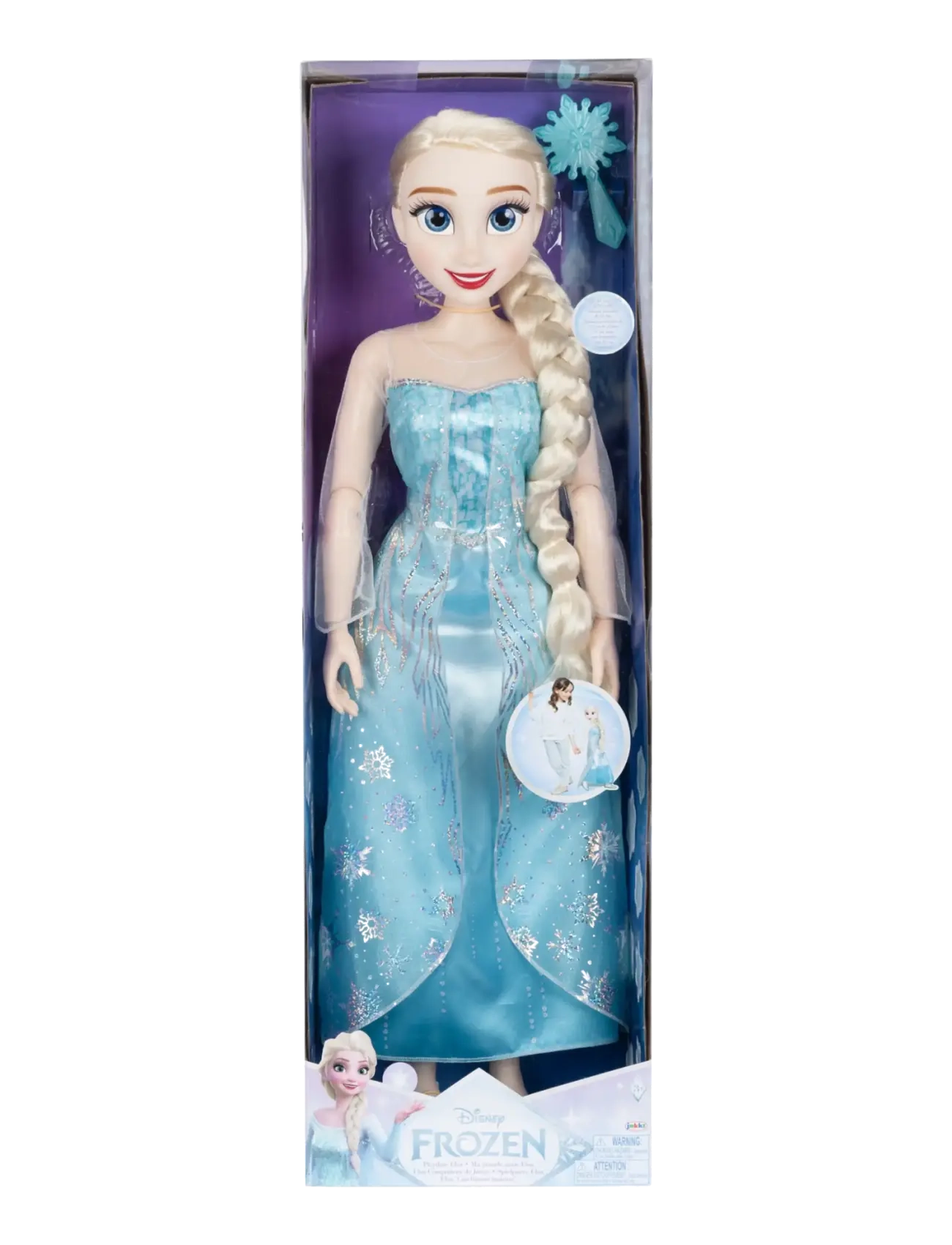 Die Eiskönigin Frozen Playdate Elsa 80cm. - Brush Only - Über 50€ - MULTICOLOURED / blue