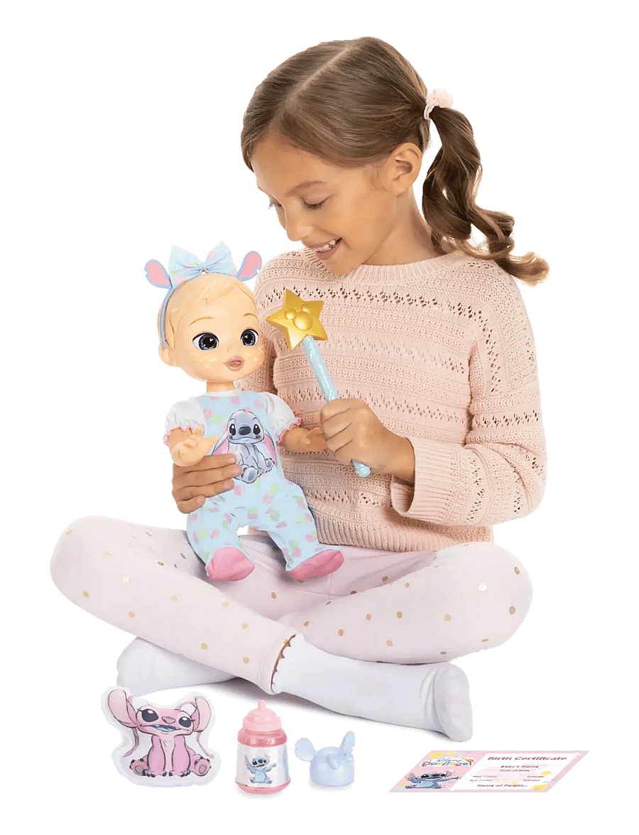 JAKKS - Disney Darlings - Deluxe Feature Doll : Stitch Caucasian (Blonde molded hair, blue-eyed) - puppen - multicoloured - 2